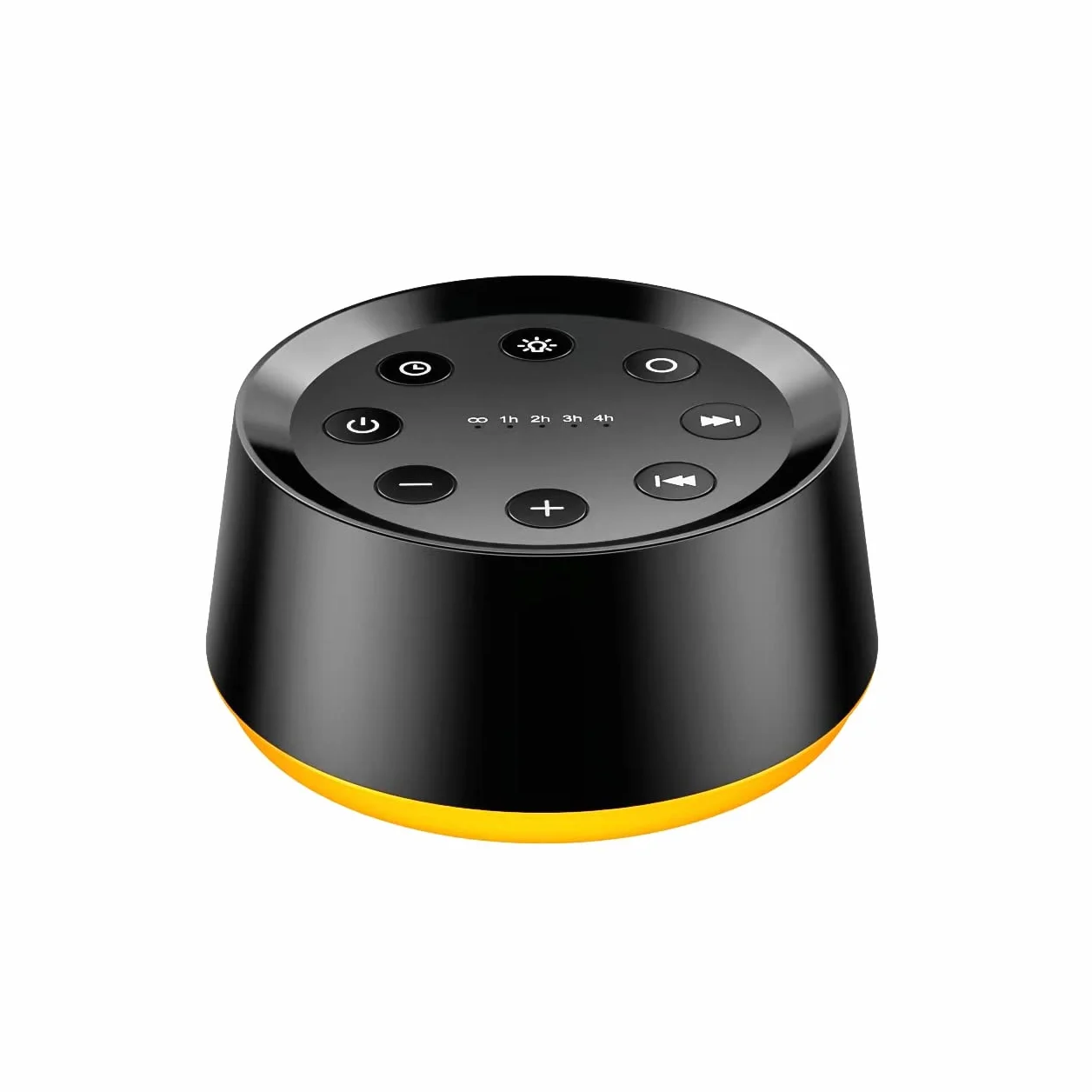 Máquina de sonido con 30 sonidos relajantes, 12 colores, luz nocturna, 36 niveles de volumen, función de memoria