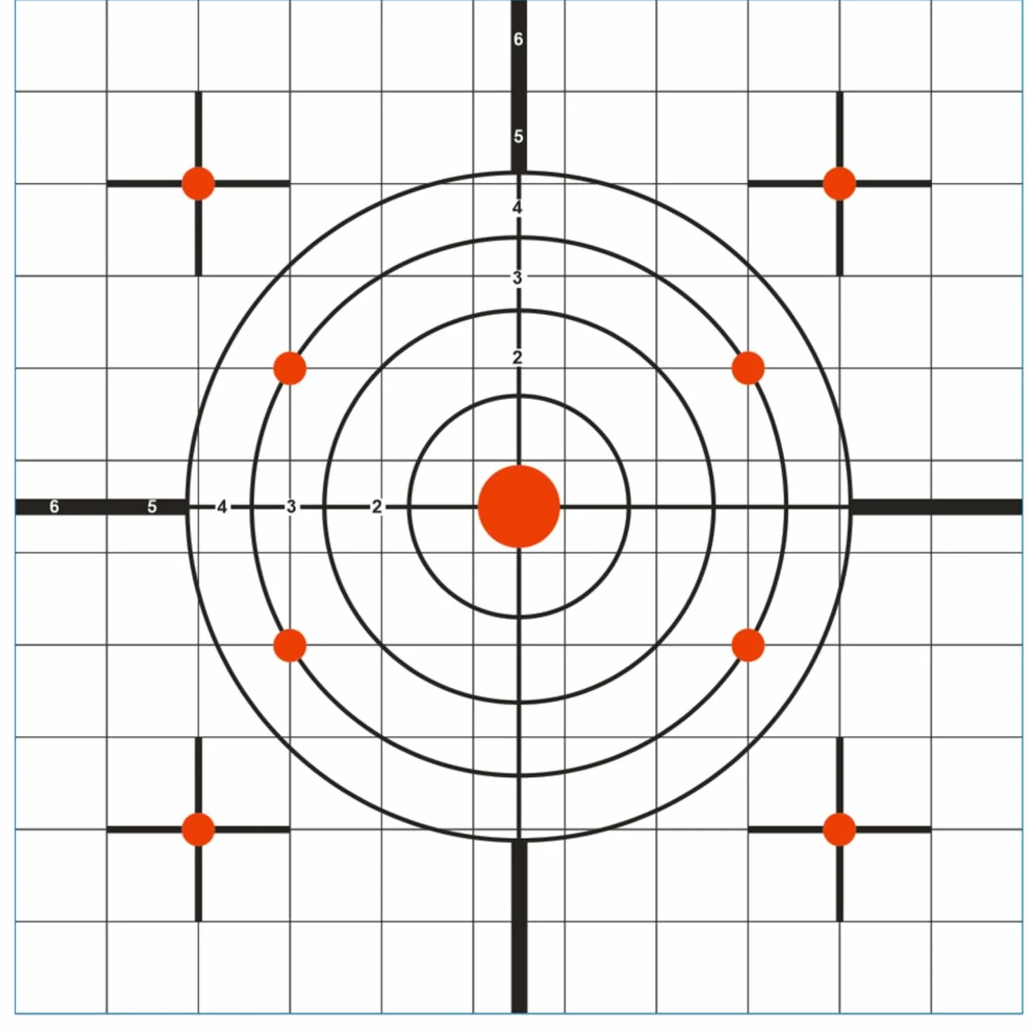 Dianas Surtidas 14x14 cms Airgun Airsoft Agrupación y Puntuación