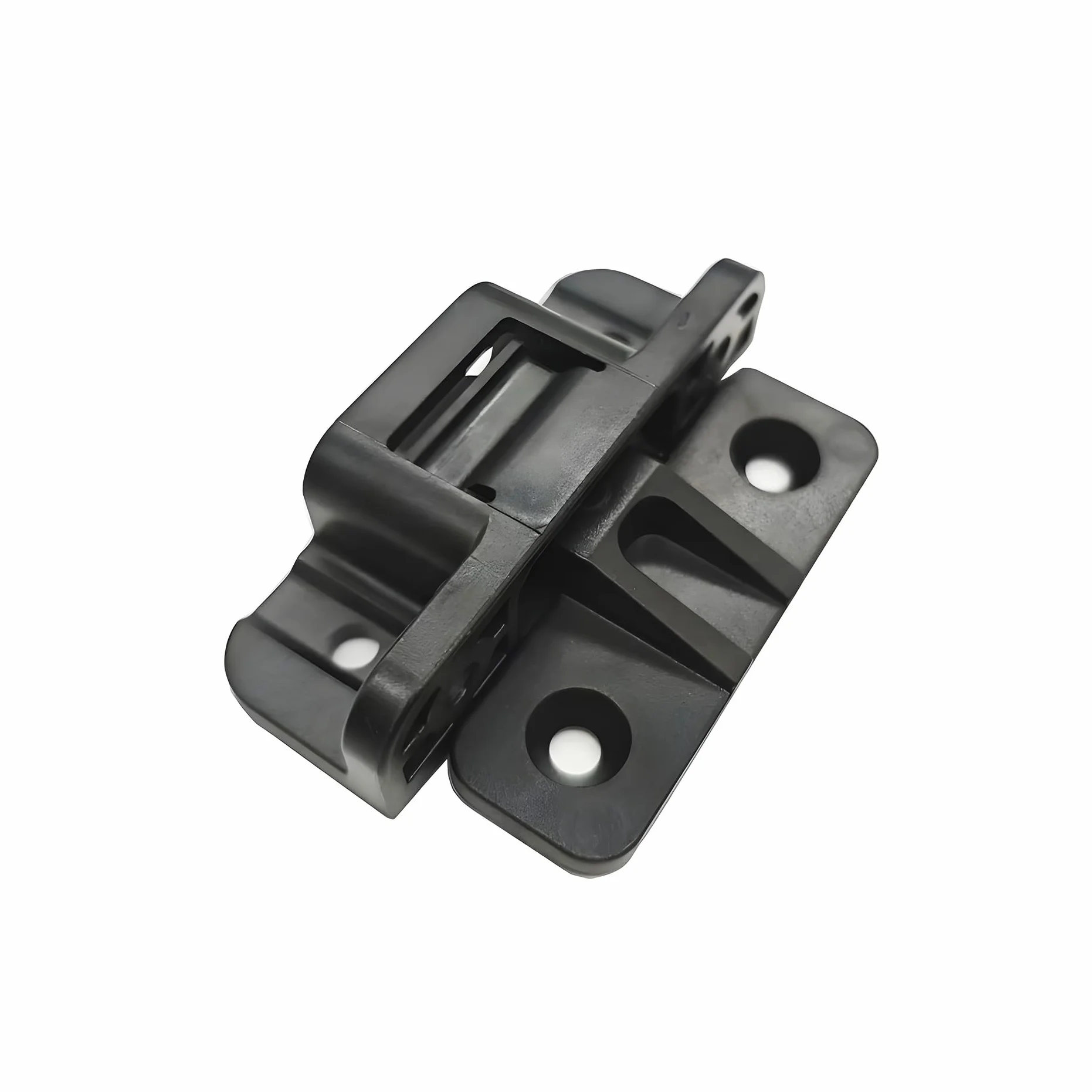 Keku AS-X Colgado Herraje Ajustables para Embutir Rapid Placas y Bastidor Cuelgue de un Conector para Mueble Capacidad Hasta 20kg Plástico (20 Par)