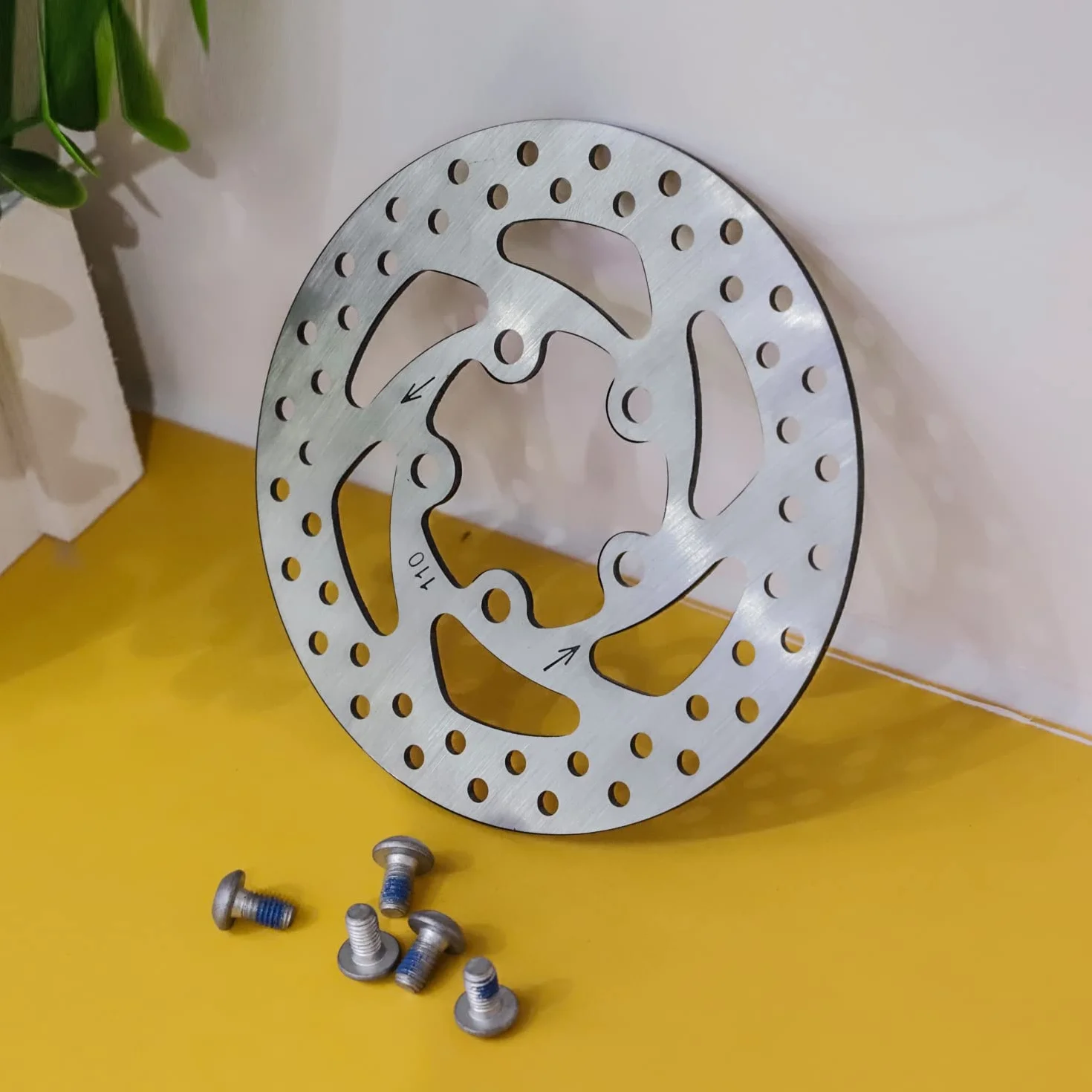 Disco de Freno 110mm para Xiaomi M365 1S, Pastillas de Freno de Acero Inoxidable para Scooter Eléctrico
