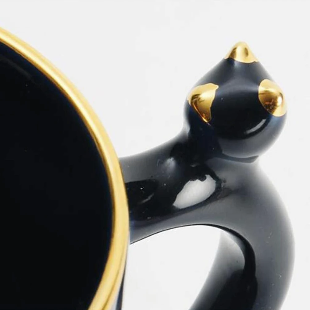 Taza de Café de Té Taza Clásica De Pareja De Estrellas, Taza De Cerámica, Taza De Café Con Cielo Estrellado En Blanco Y Negro, Taza De Moda, Regalo Multifuncional para té de la tarde