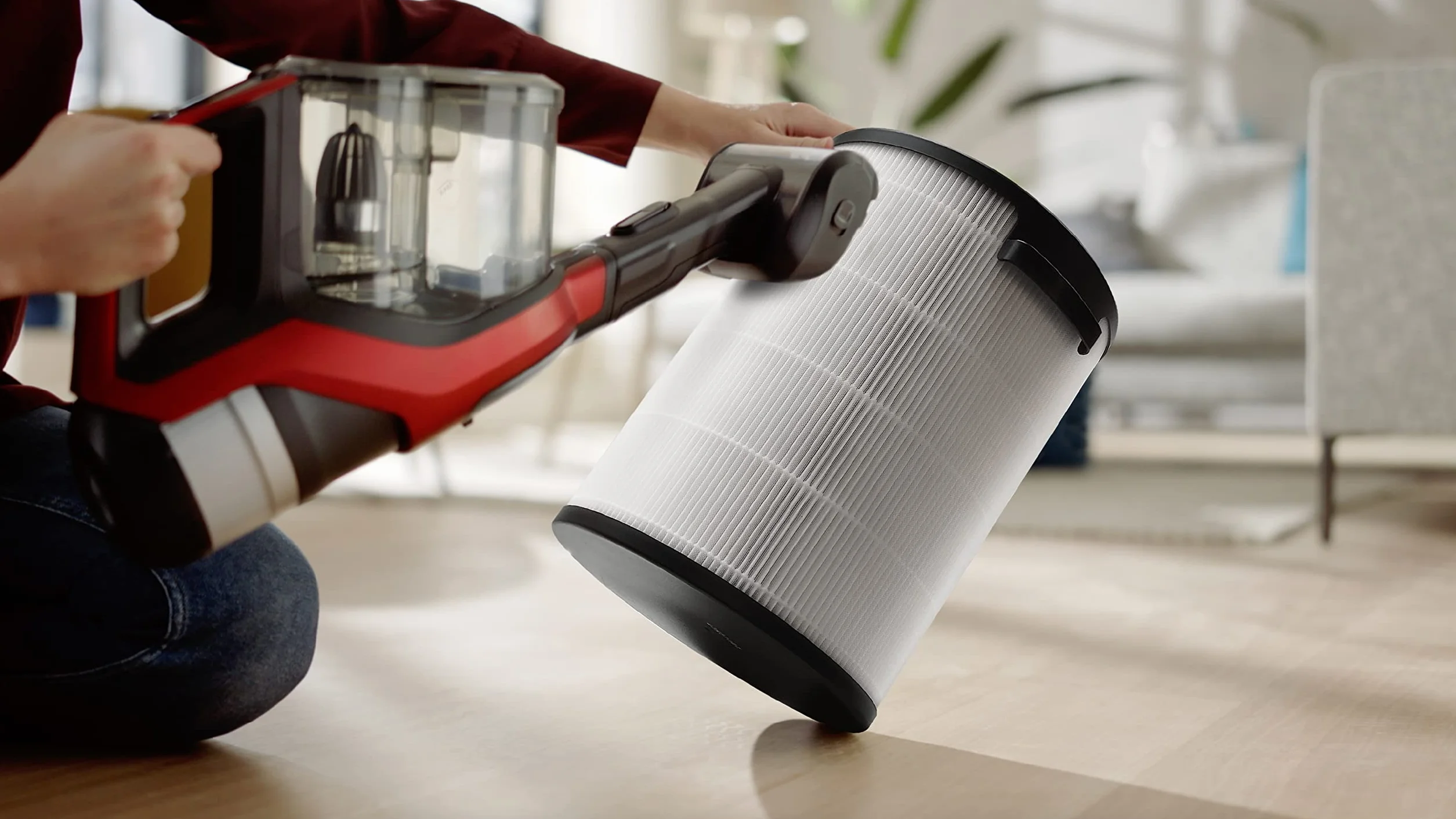 Philips Filtro de Repuesto, Integrado 3 en 1 para purificadores de aire AMF870 y AMF765, Vida útil de 12 meses Filtra el 99,97% a 0,003 μm, Prefiltro, HEPA, carbón activo, (FYM860/30)
