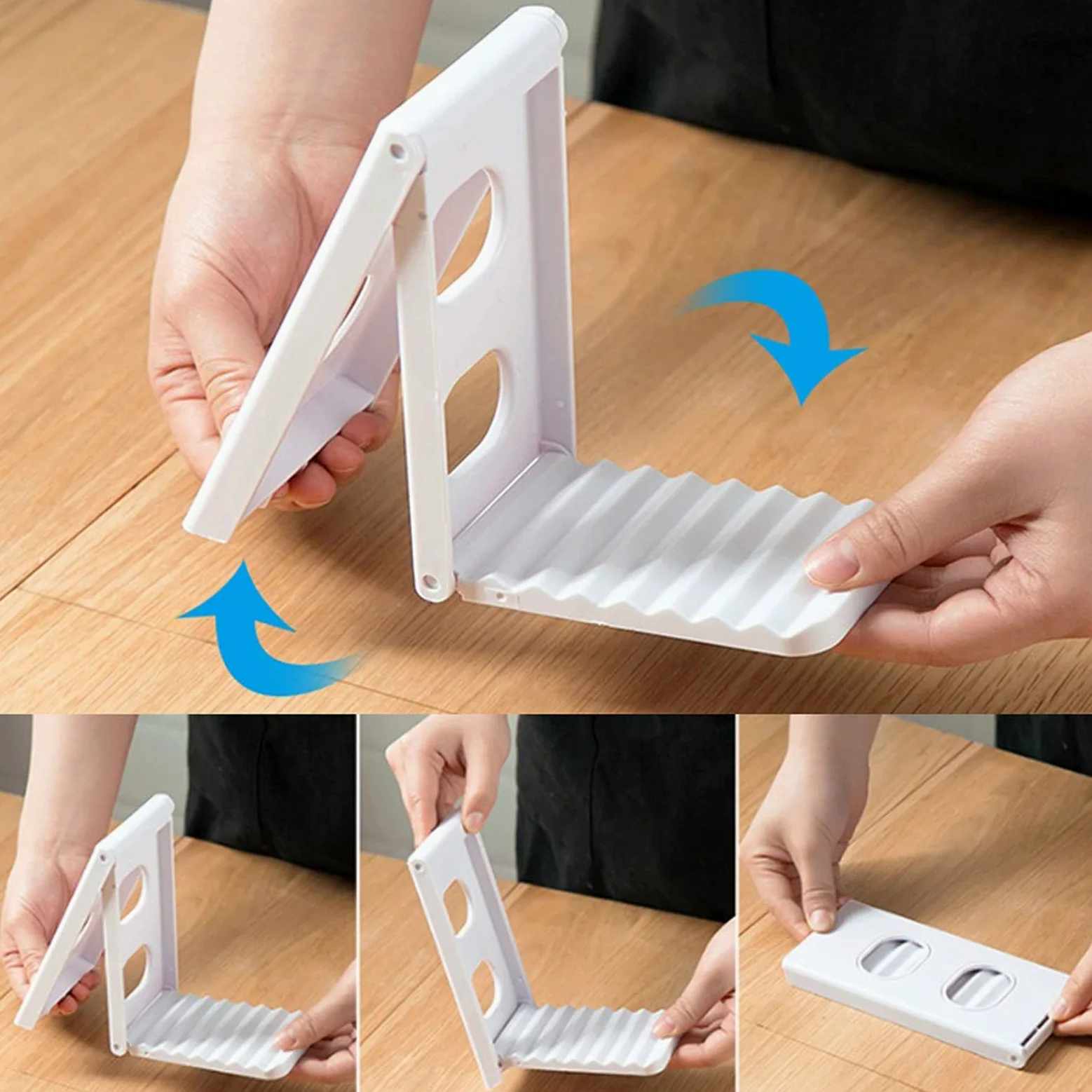 Estante para Tapas de ollas, Organizador de Tapas para cacerolas, Estante Plegable para Tapas de ollas, Cuchara, espátula, Soporte para Almacenamiento de Platos, Estante de Secado,