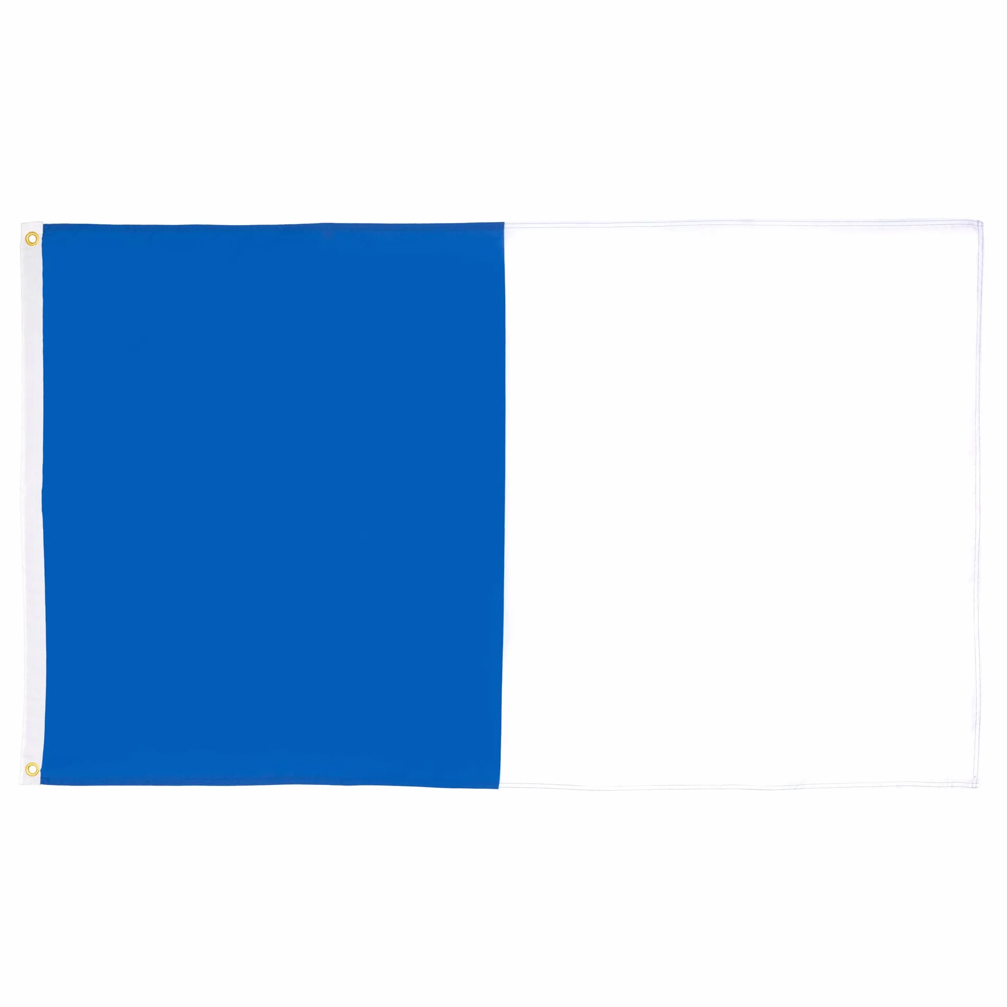 AZ FLAG Bandera Azul Y Blanco 150x90 cm 100% Poliéster Ojales Metal