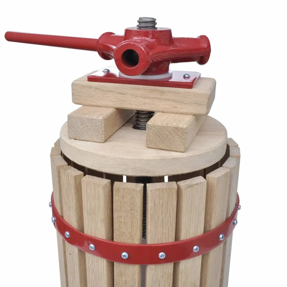 vidaXL Prensa Vino y Fruta 6 L Cata Viña Bodega Vinario Vinatero Vitivinícola