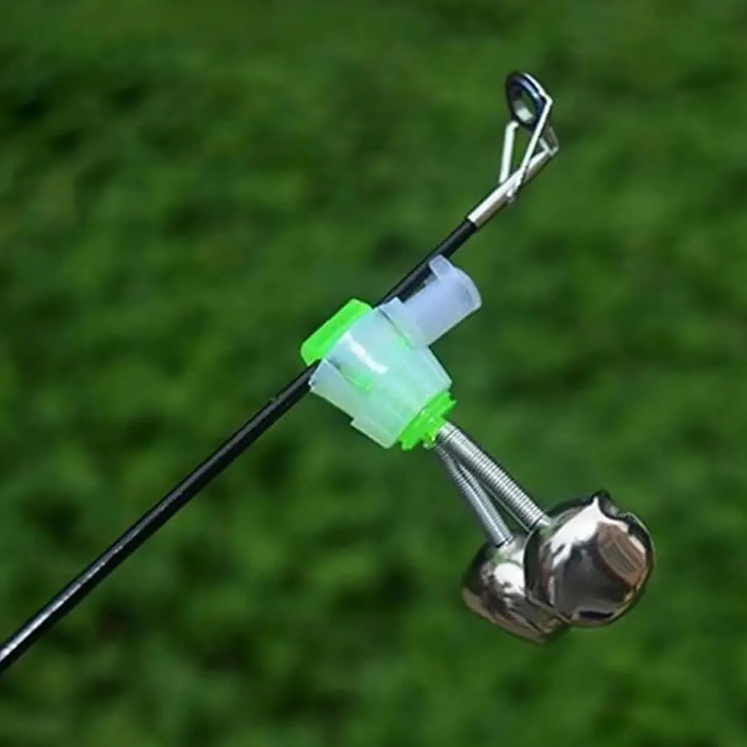 20PCS Campanas De Pesca En Espiral con Clips Ligeros, Campanas Alarma Nocturna De Picadura Sonido Claro Y Fuerte, para Aparejos De Pesca Nocturna En El Mar