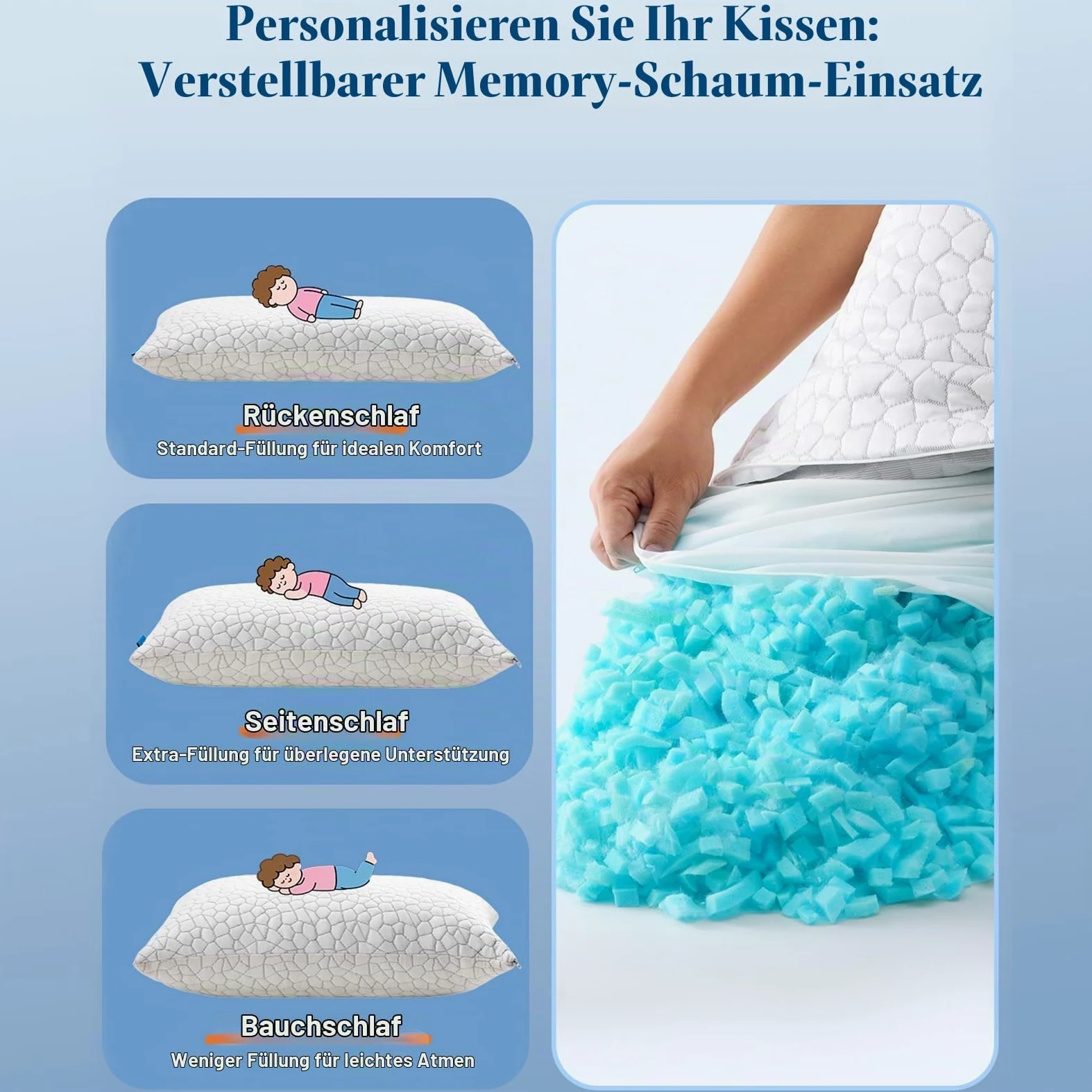 Paquete de 2 almohadas refrescantes