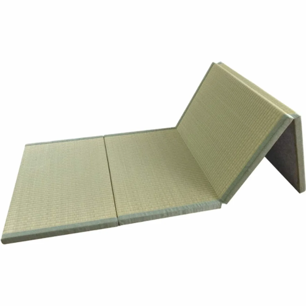 Tradicional Japonesa Tatami/futón colchón Firme y cómodo Verde/Natural de Rush Hierba/Gran pliega fácilmente for la Cama/meditación Espacio/Yoga/Zen Room/japonés Tearoom3.5cm Grueso