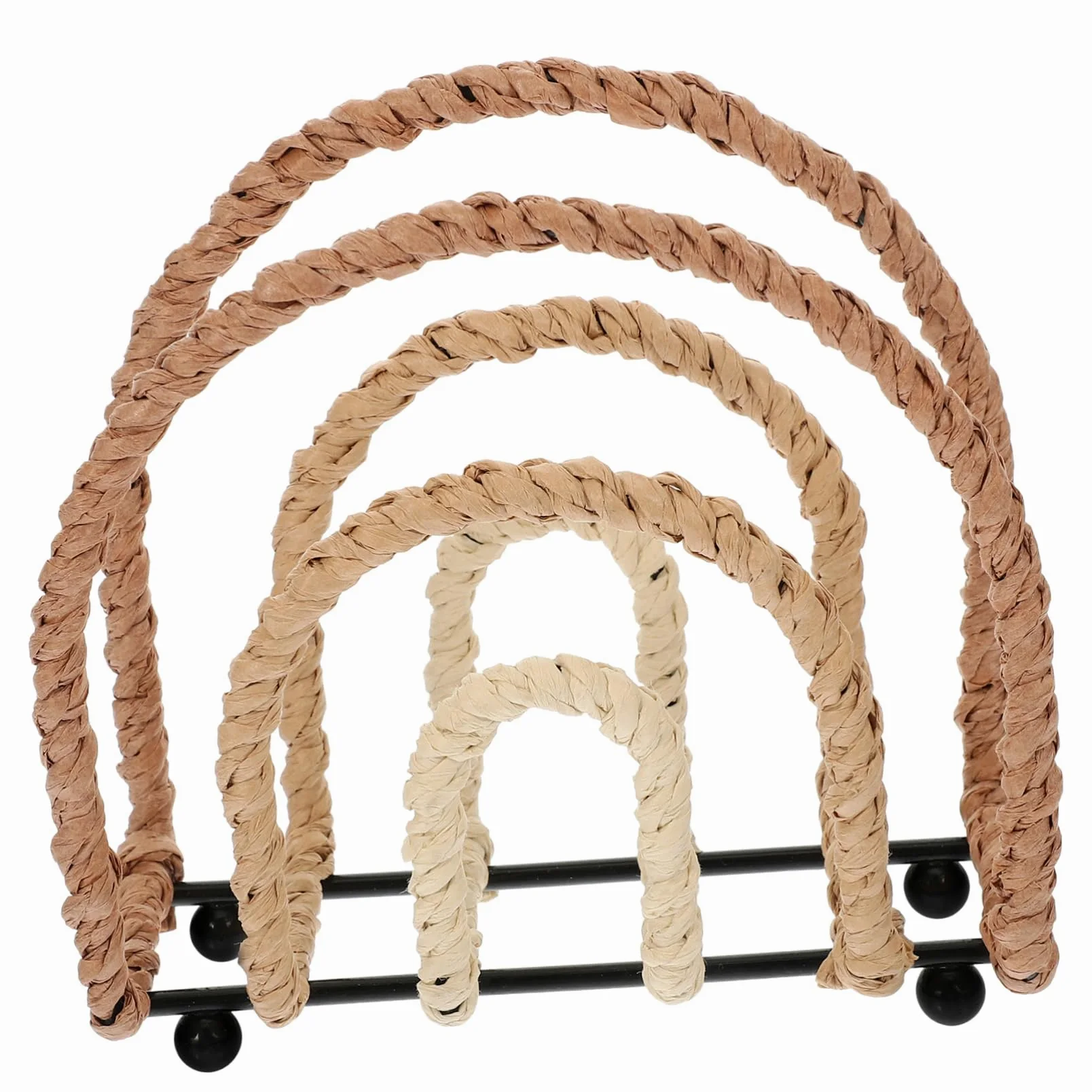 Ciieeo 3 Soportes Para Toallas De Papel Hechos A Mano Decoración De Escritorio Servilletero Vertical Soporte Decorativo Para Servilletas Servilletero Independiente Soporte Para