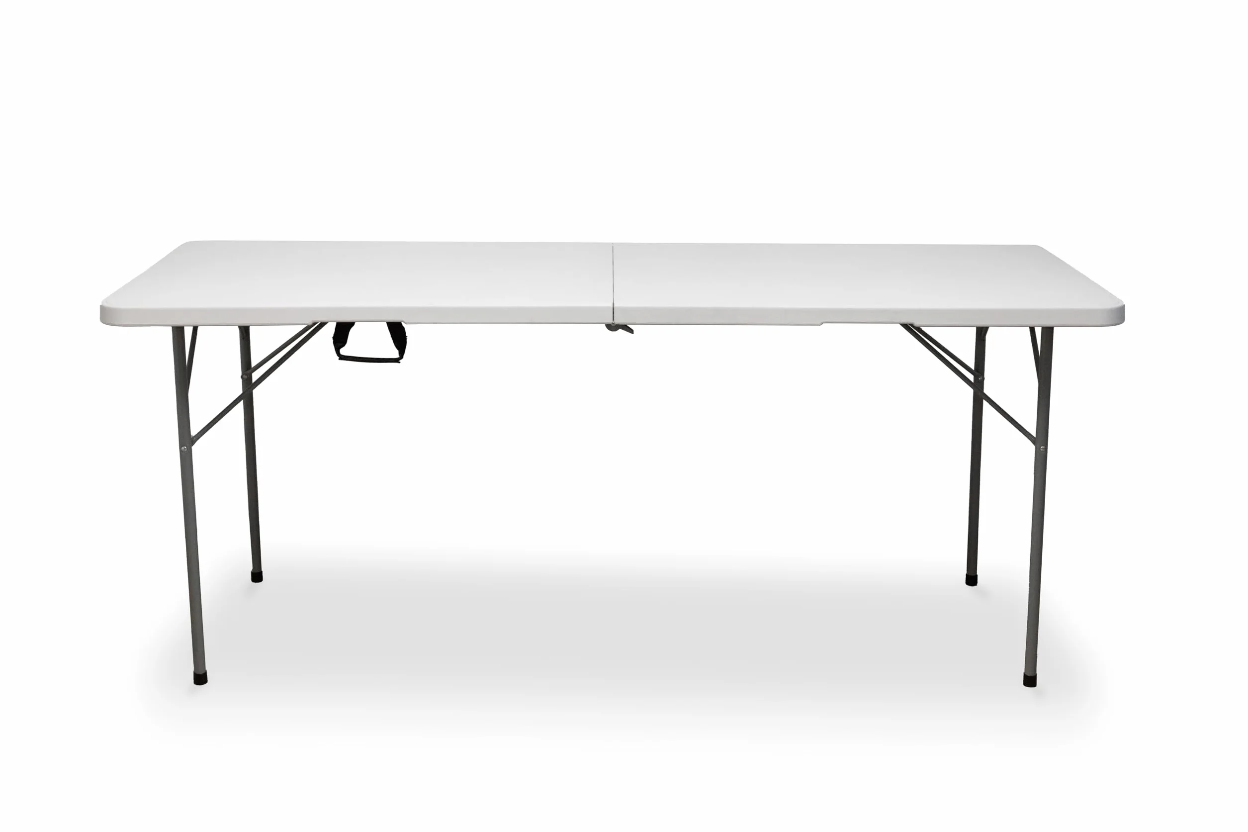 KG KITGARDEN Mesa Plegable Portátil Apertura Automática 180 x 70 x 74 cm Blanco