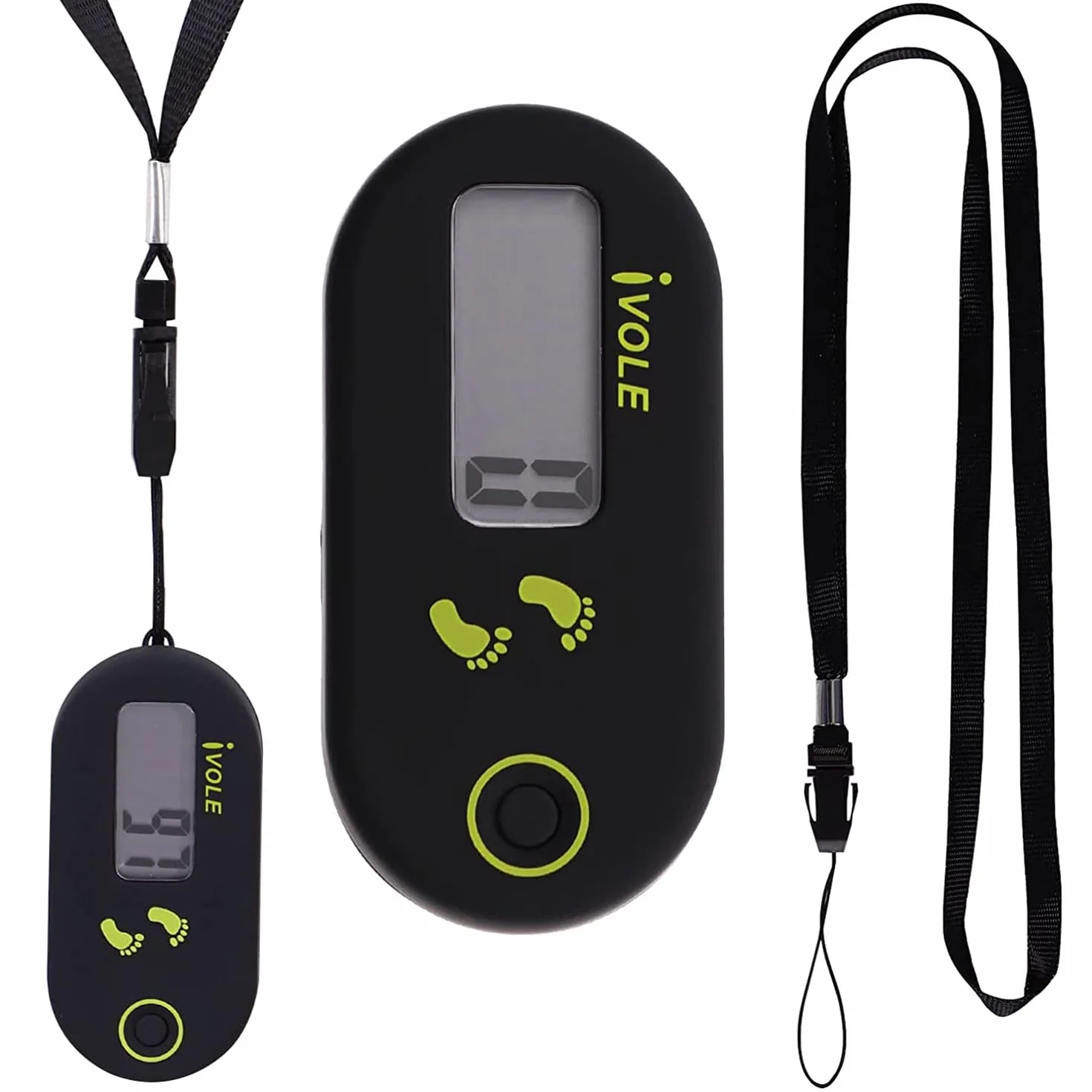 Podómetro Electrónico 3D Mini para Caminar, Contador de Pasos para Fitness, Niños, Hombres, Mujeres, Ancianos