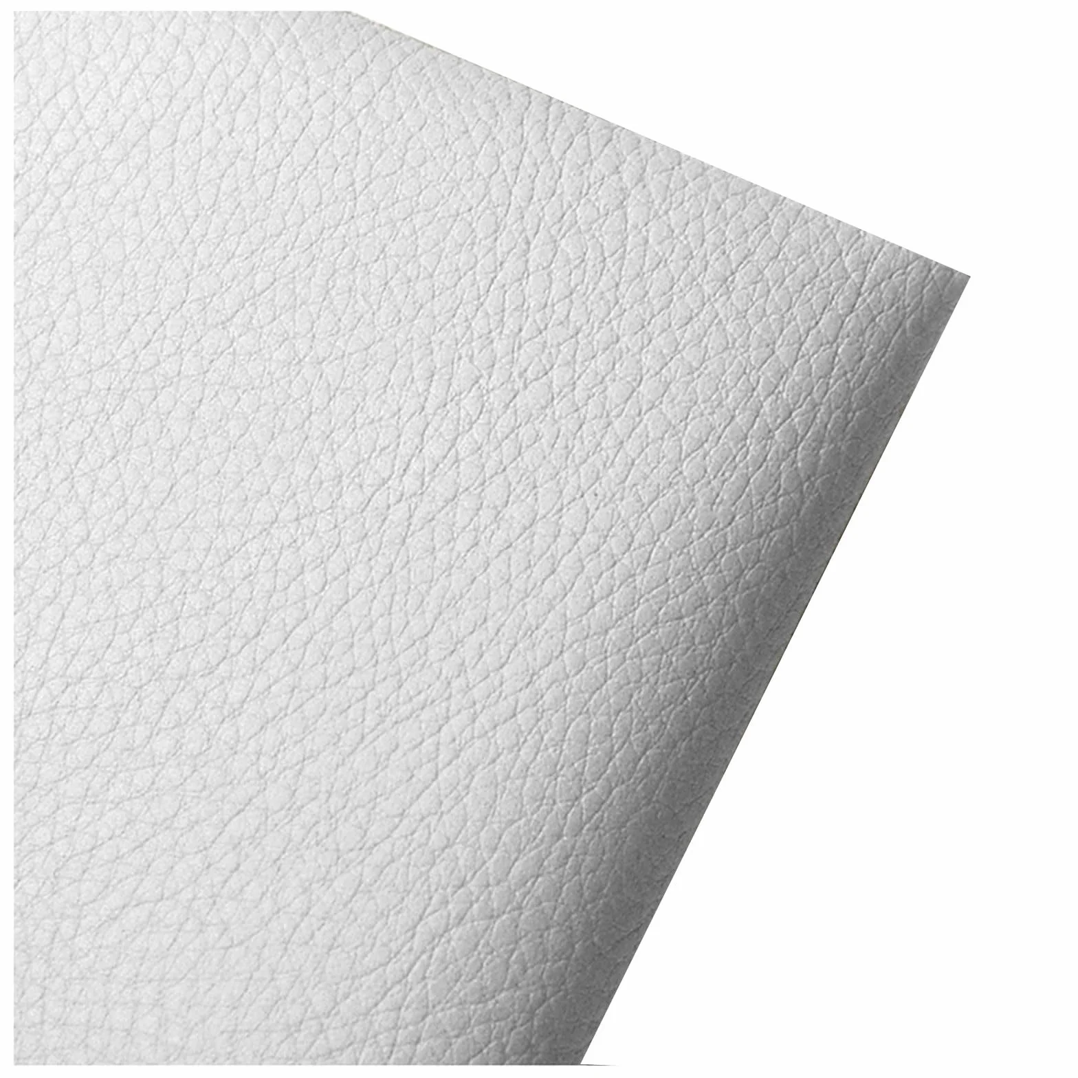 160cm de Ancho Tela de Polipiel Para Tapizar con Patrón Litch Piel Sintética Para Manualidades de Bricolaje, Muebles, Sofás, Sillas, Bolsos, Asientos(Size:160x300cm,Color:blanco)