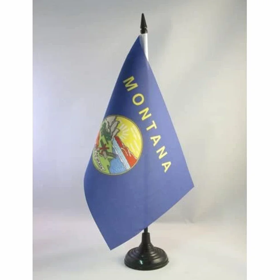 AZ FLAG Bandera de Mesa de Montana 21x14 cm Americana Ee.Uu