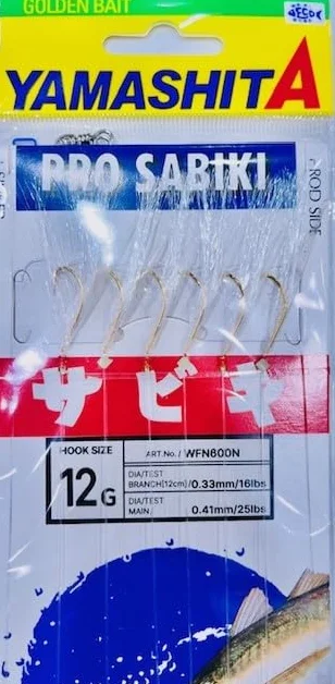 Yamashita WFN600N Pro sabiki 12g 0,33-0,41 mm Caballa barco