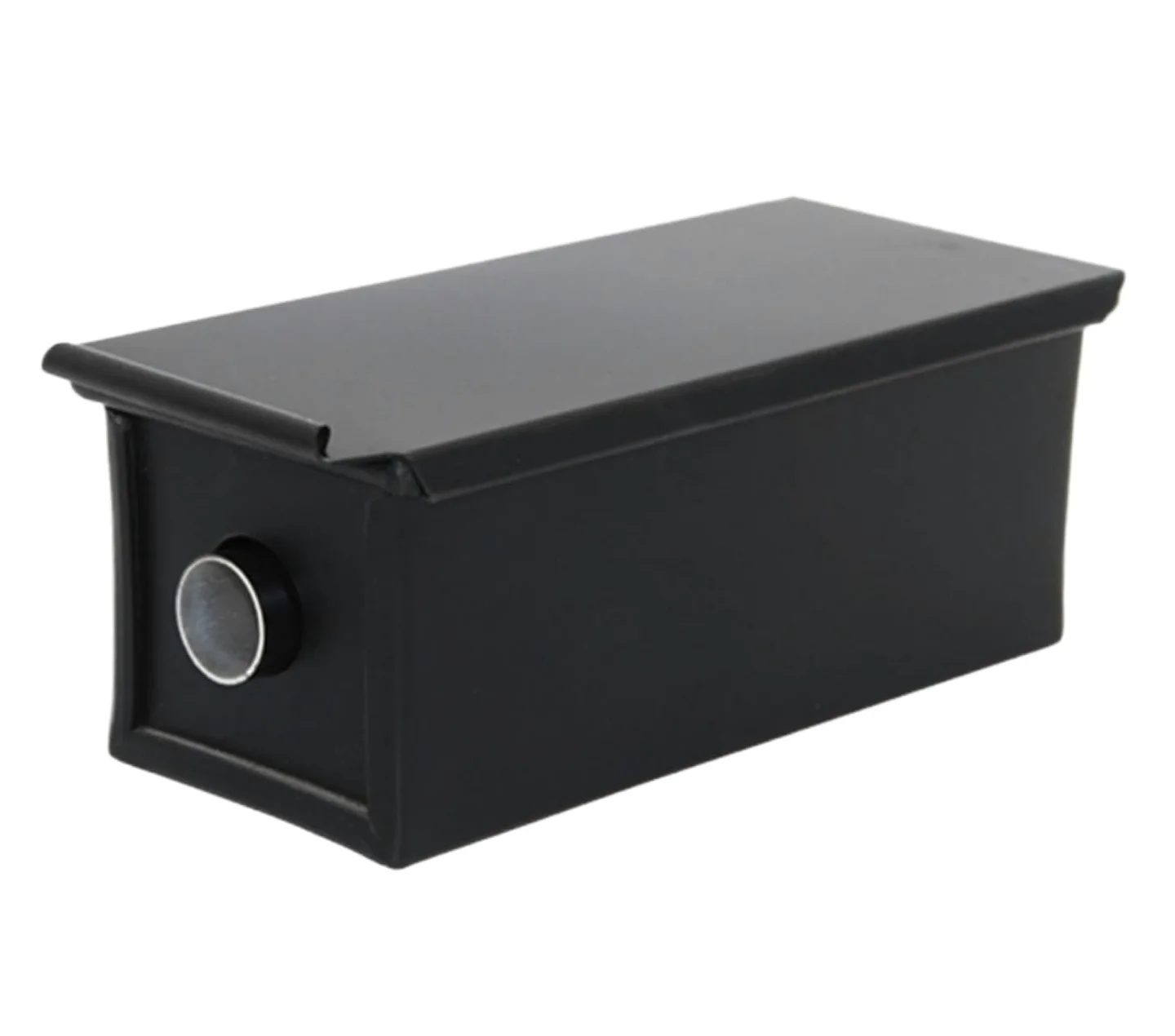 Caja De Pan Panera para Pan Sartén Rectangular para Tostar, Utensilios De Cocina para Hornear, Sartén para Tostar Pan con Tubo Central Y Tapa para Cocina Caja Contenedor De Pan(Black)