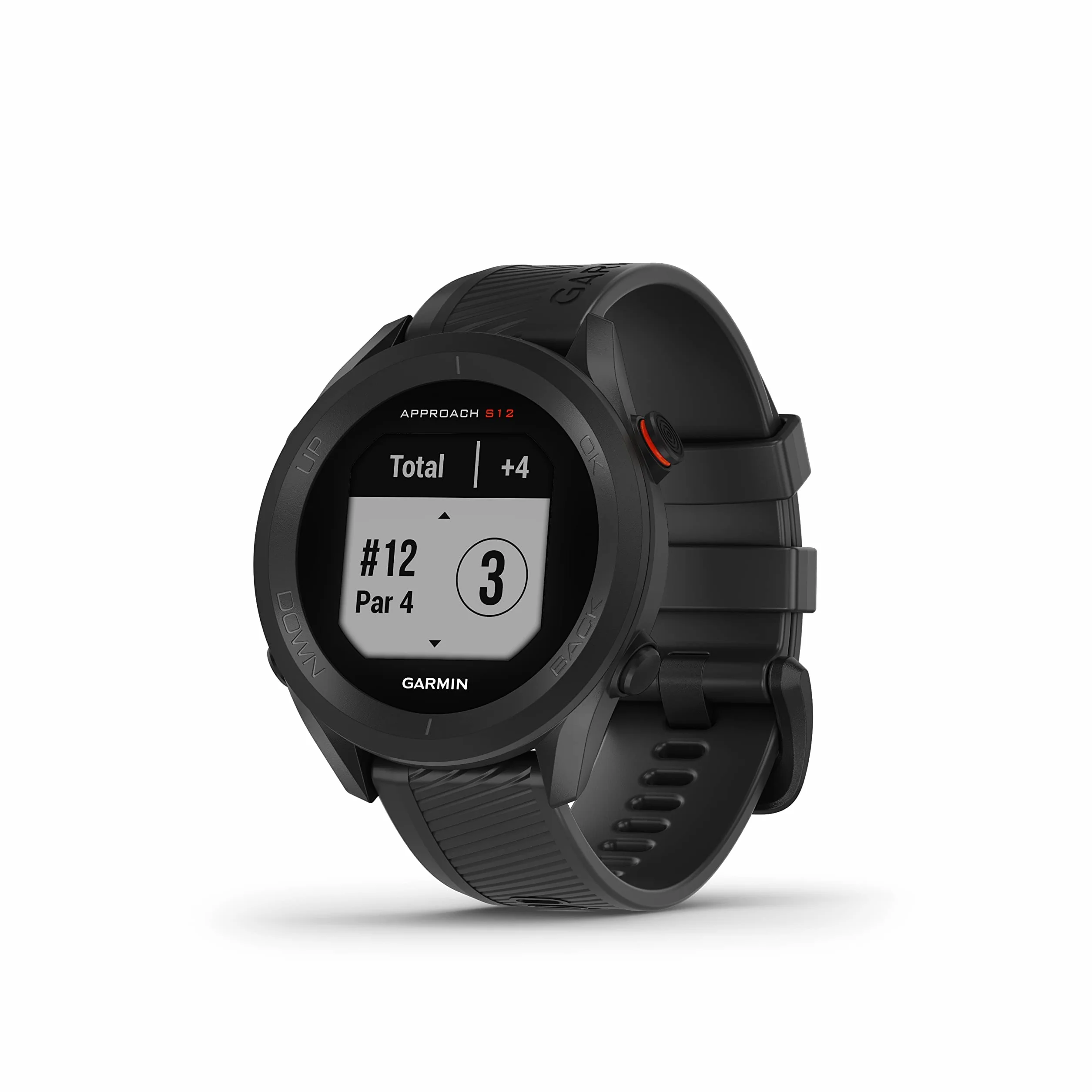 Garmin Approach S12 Reloj Golf Campos Mundiales Bluetooth Resistente Agua Negro Reacondicionado