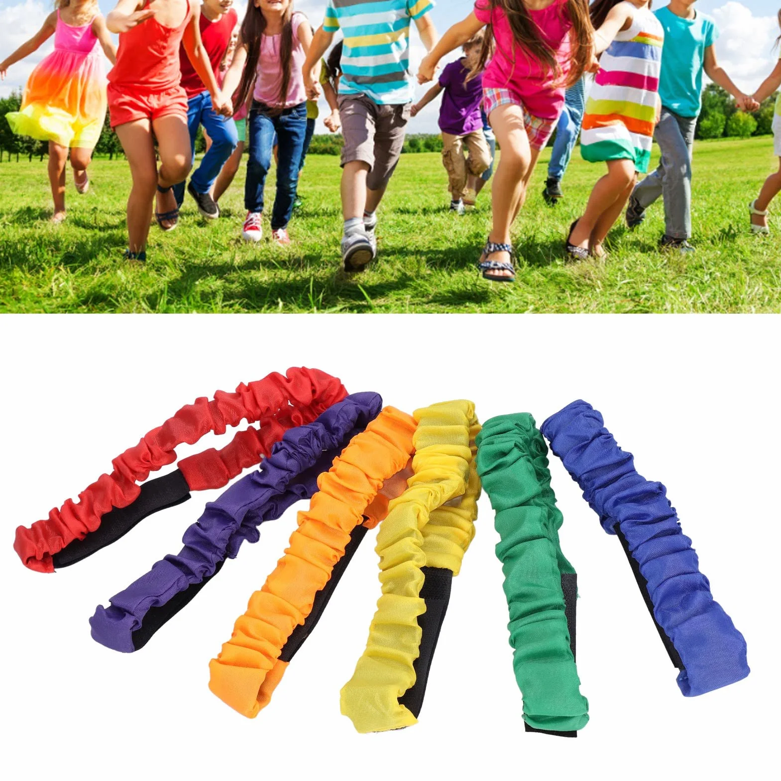Correas Elásticas Nylon 2 Personas 3 Pies Juegos Fiesta