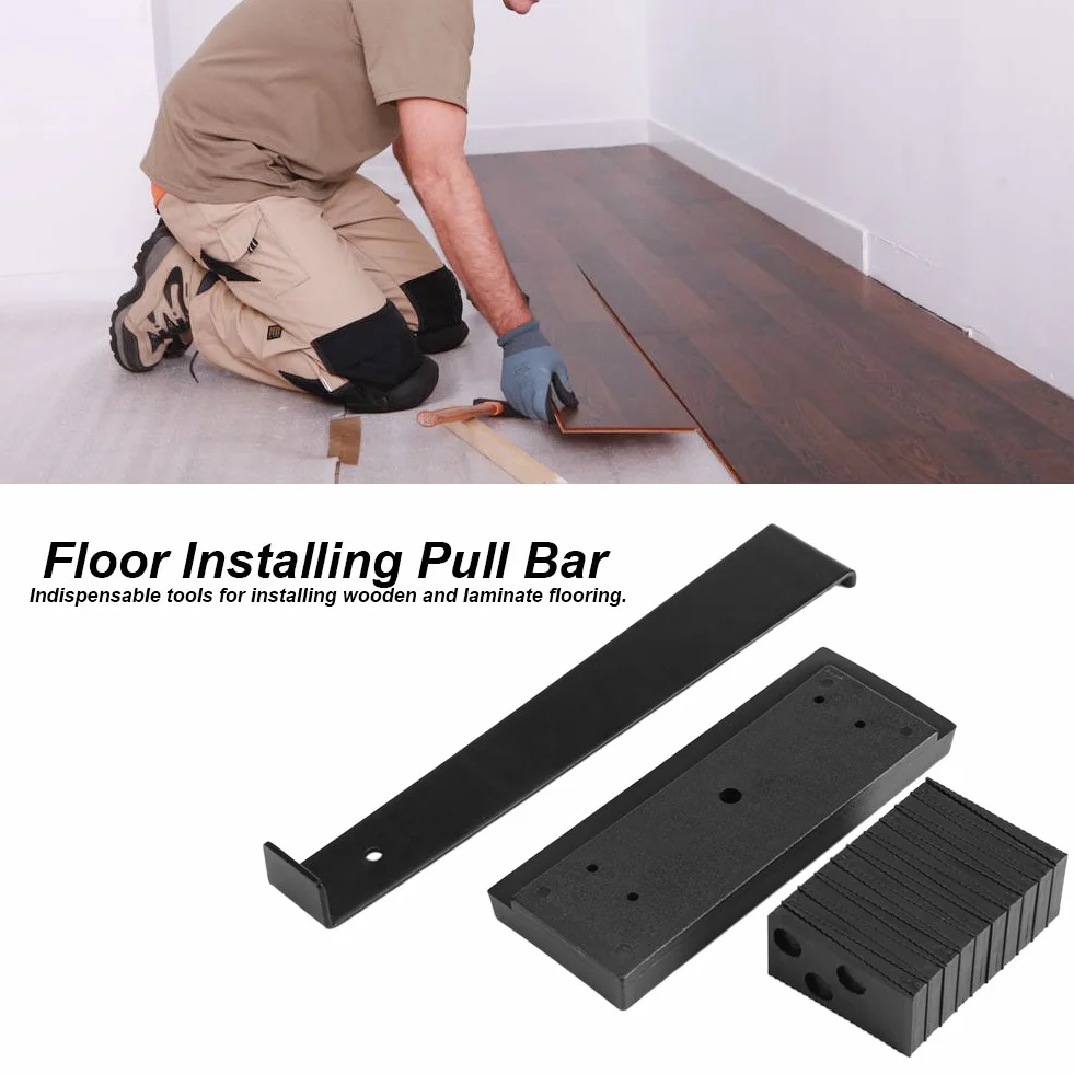 Kit de instalación de piso de madera con espaciadores y bloque