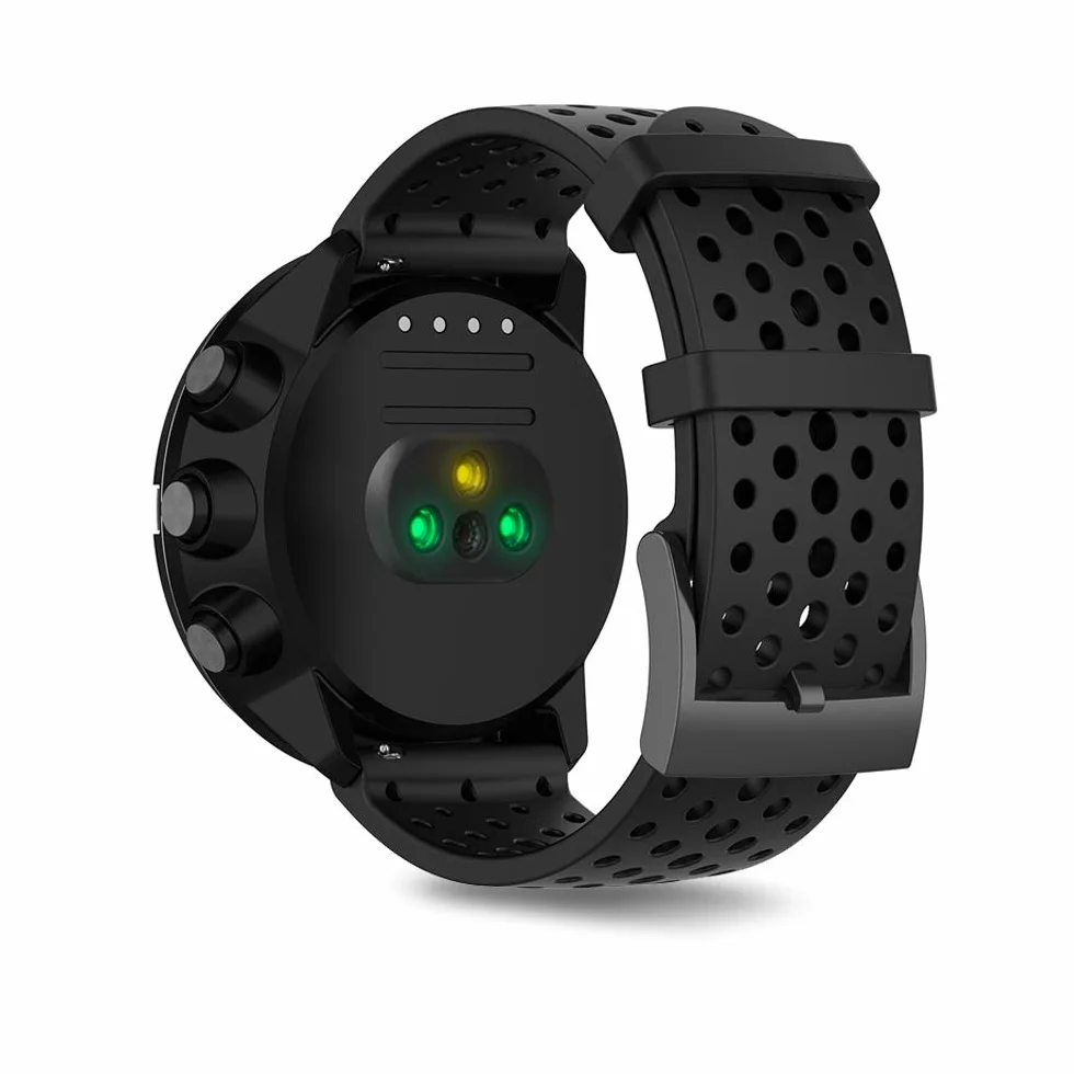 Pulsera de Silicona 24MM Compatible con Suunto 9, 9 Baro, 7, D5, Spartan Sport Wrist HR