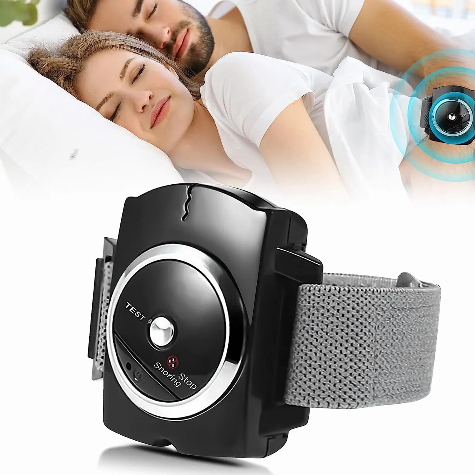 Pulsera Antirronquidos, Dispositivo De Conexión Para Dejar De Roncar Y Dormir, Pulsera Inteligente Para Detener Los Ronquidos, Dispositivo Antirronquidos, Eficaz Y Seguro, Para Hombres Y Mujeres