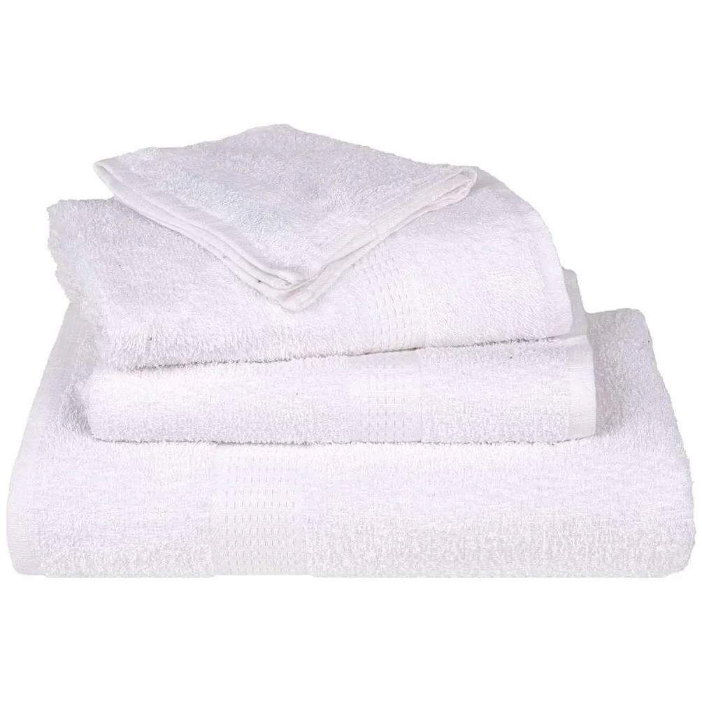 Toallas de Invitados FROGN 50 uds Blanco 30x50 cm 360 g/m² Blanco,136648