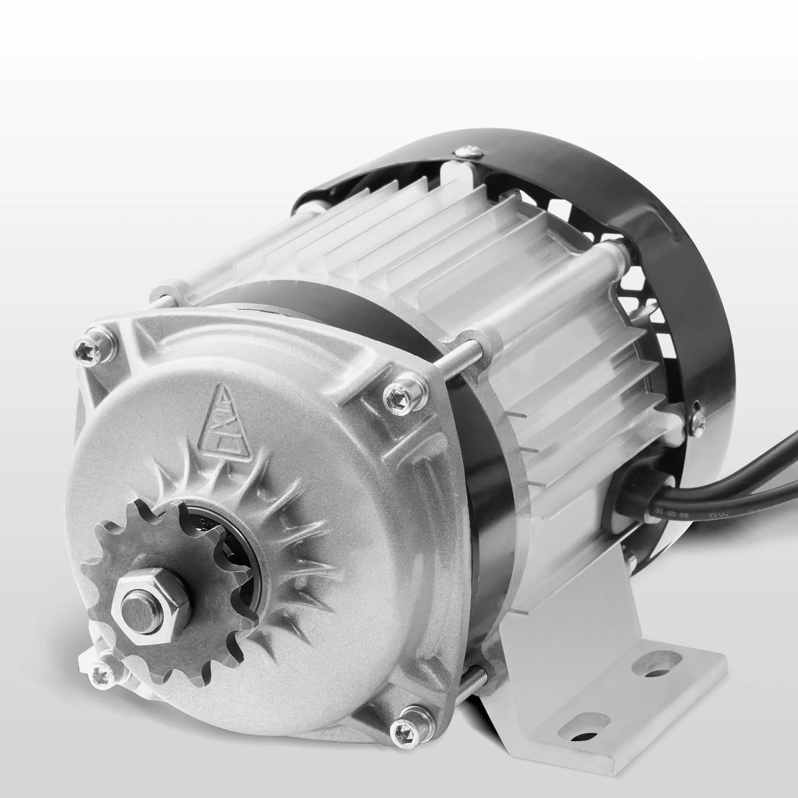 VEVOR Kit Motor Eléctrico sin Escobillas CC 500 W 48 V 2700 RPM Controlador Velocidad 240x172x155 mm