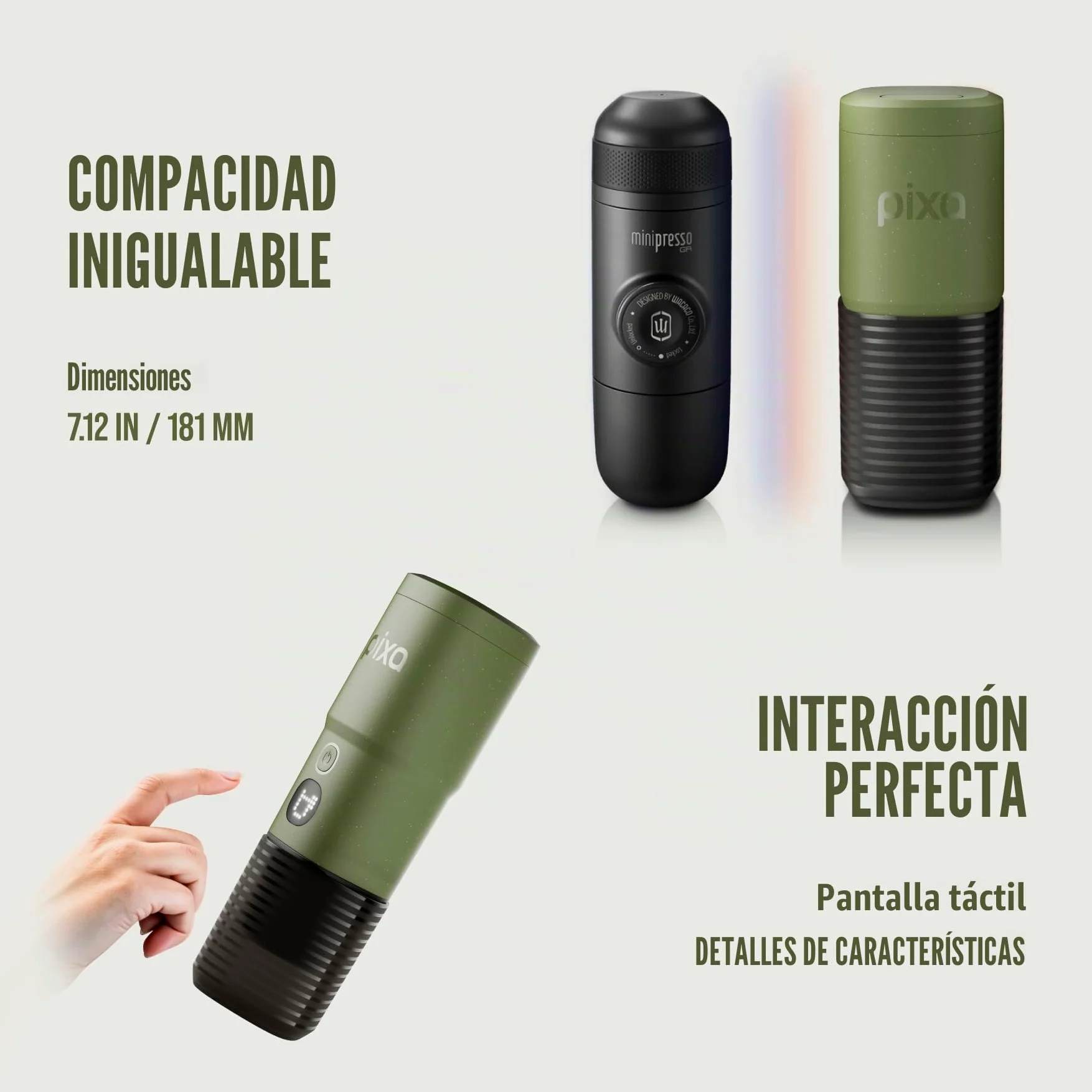 Pixapresso (verde oliva)