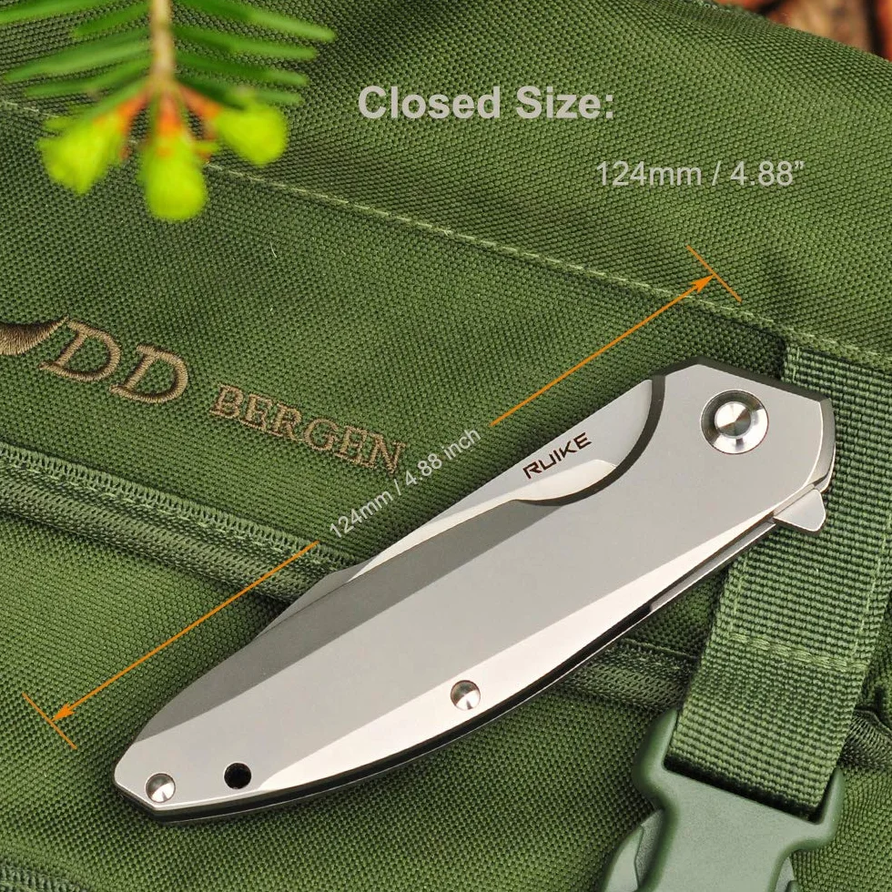 Ruike P831-sf P128 Para Hombre Plata 217 Mm