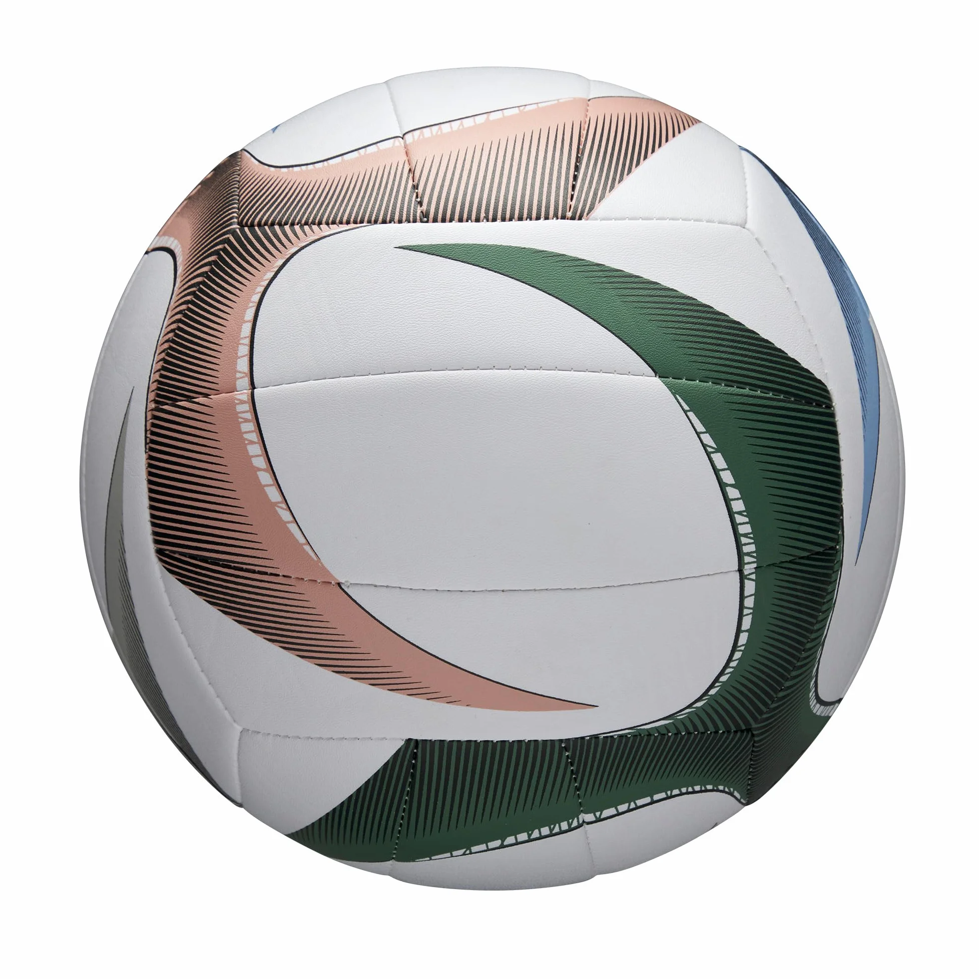 Wilson Balón de Baloncesto AVP PX Tamaño Oficial Blanco/Azul/Verde TPU Sostenible