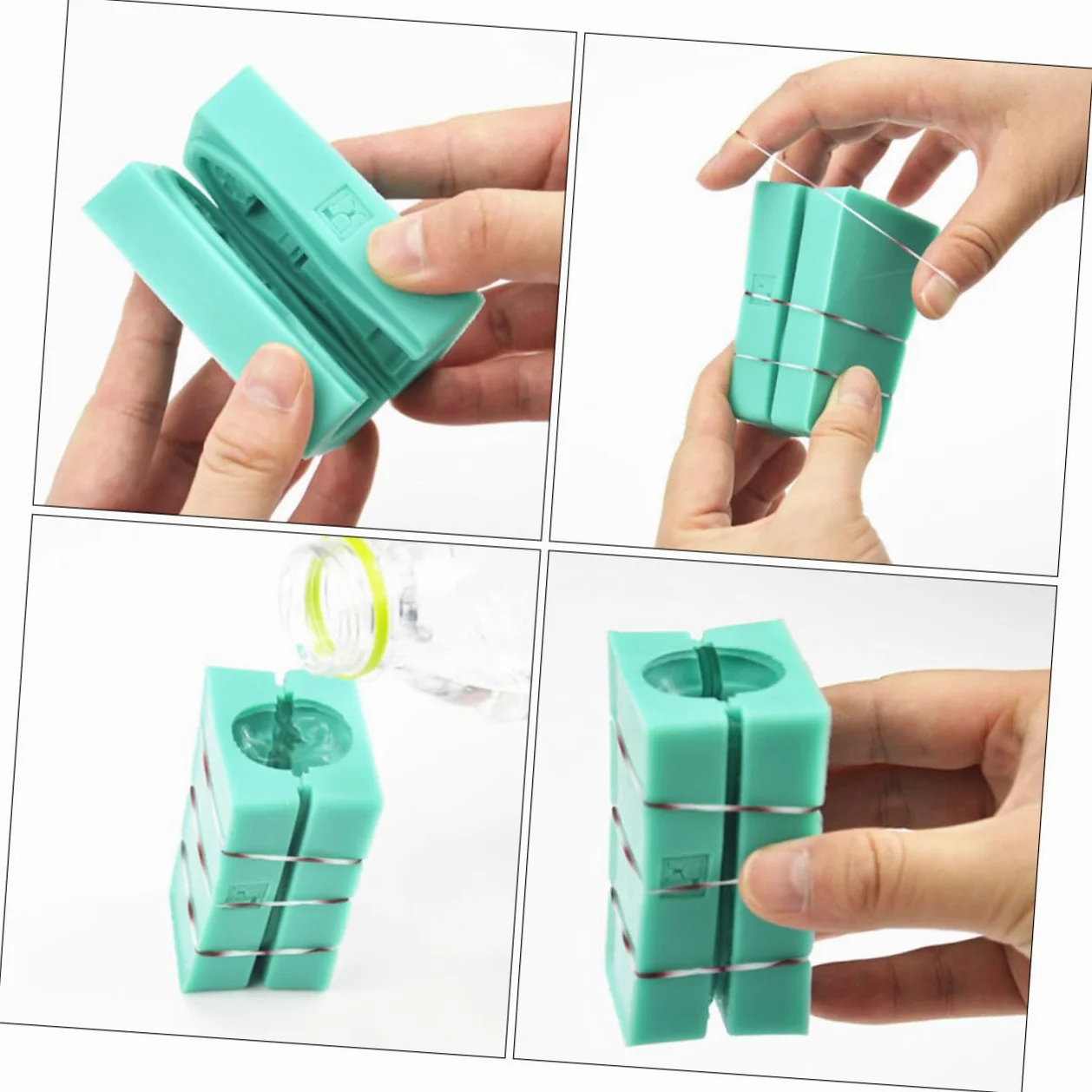 Alipis Molde de Silicona para Fondant Diseño de Ajedrez, 12 Piezas Ecológicas y Seguras para Hornear Tartas y Chocolate Creativo