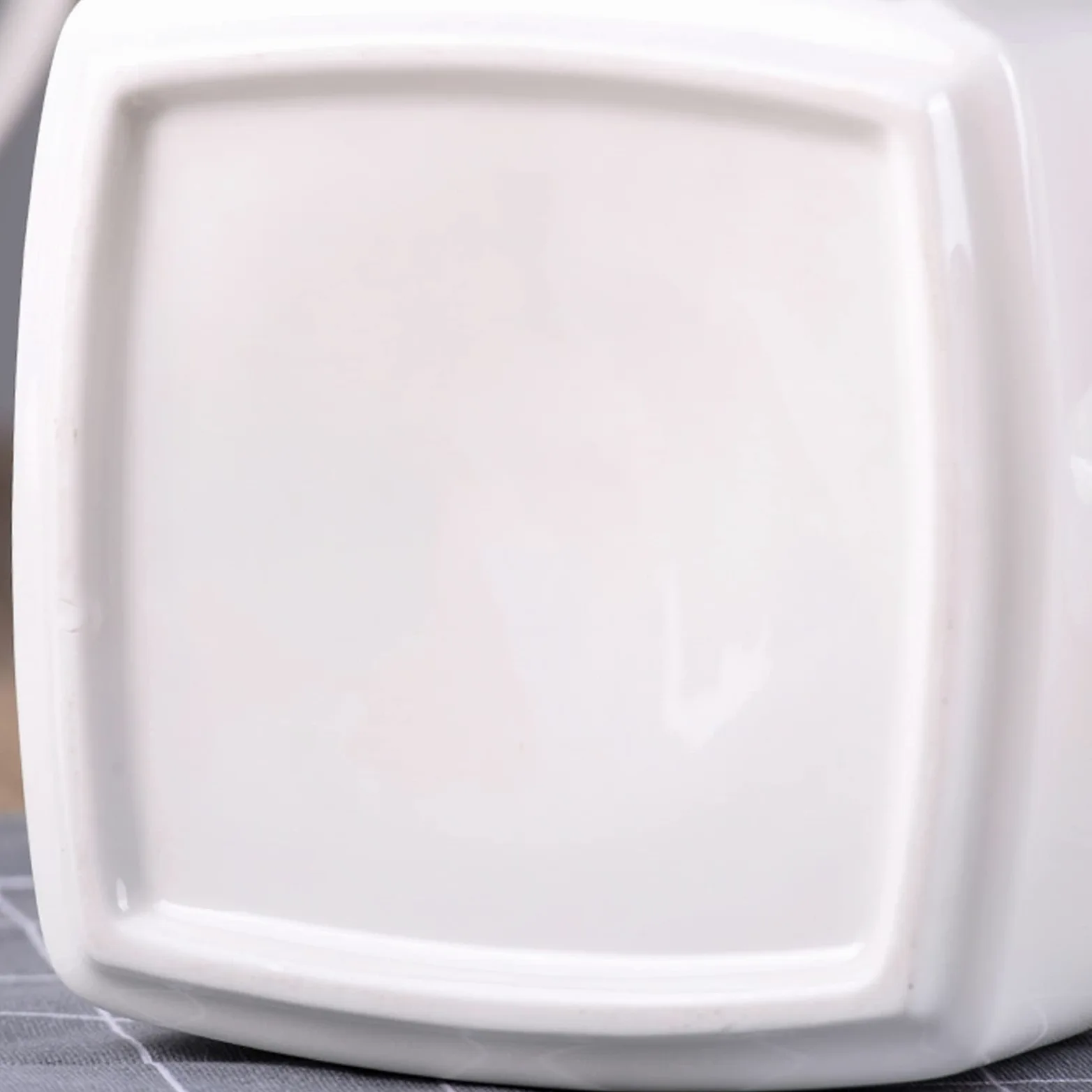 GRFIT Jarra Hervidor de Filtro de Gran Capacidad de Lanzador de cerámica Simple con Mango y Tapa de Moda for el hogar, Restaurante, cafetería (54 oz) Jarra de Agua (Color : B)