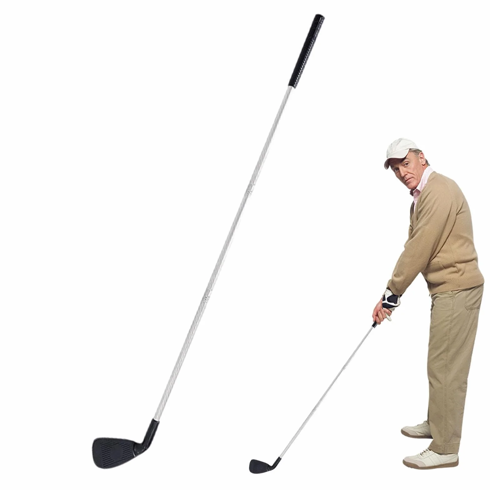 Mini putter de golf resistente para hombres diestros y zurdos, interiores y exteriores
