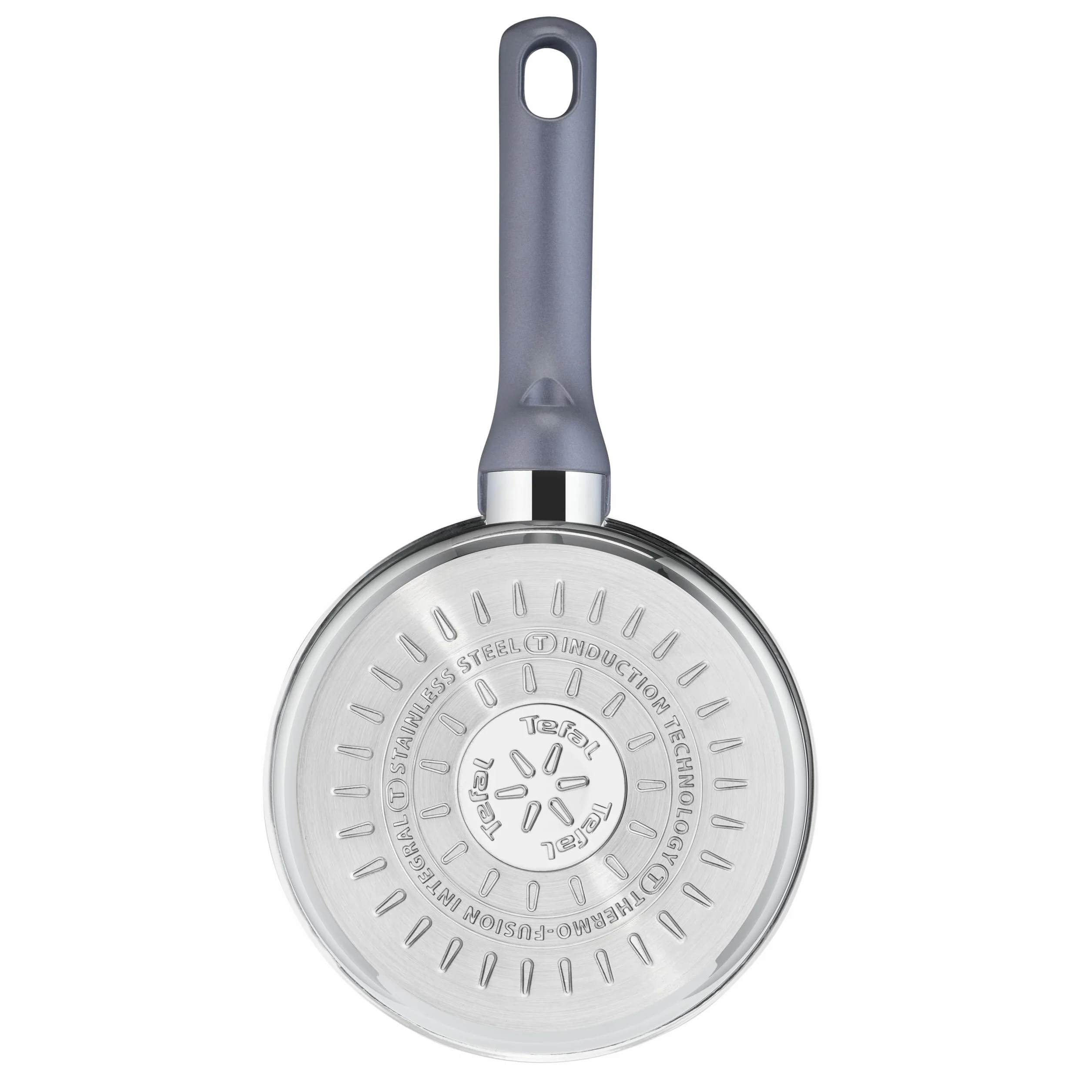 Tefal Daily Cook - Juego de Sartén antiadherente 28 cm + 2 Ollas 20/24 cm + Cazo 16 cm + 5 Accesorios, Apto inducción, Thermo-Fusion, marcas medición, apto lavavajillas y horno, acero inoxidable
