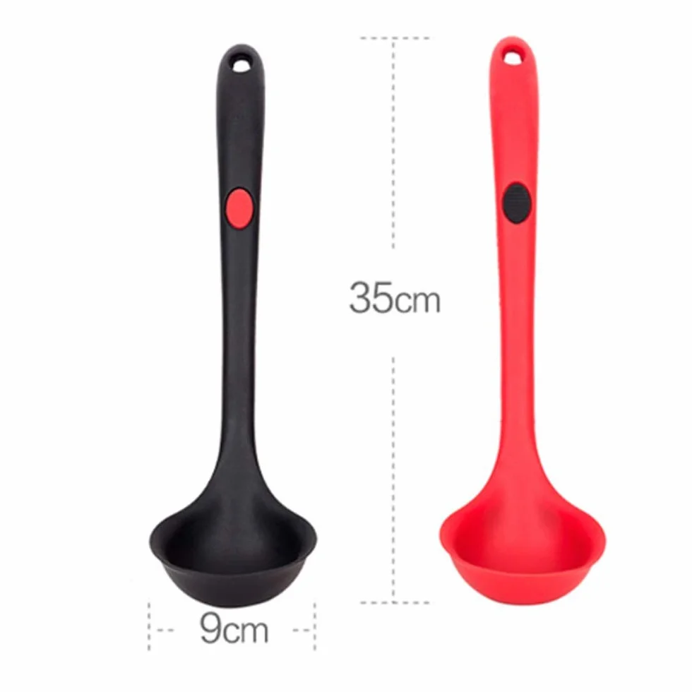 Espátula de silicona Espátula antiadherente Espátula de silicona para cocinar Espátula de silicona especial para sartén antiadherente (B)