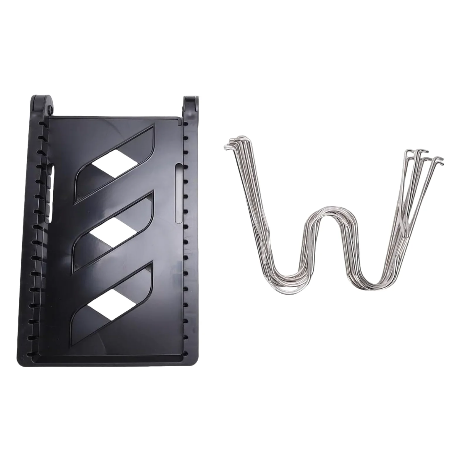 banapoy Organizador de Ollas y Sartenes Debajo del Gabinete, Estante Plegable para Almacenamiento de Ollas y Sartenes con 8 Divisores Ajustables de Acero Inoxidable, Estante para Tapas de para (BLACK)