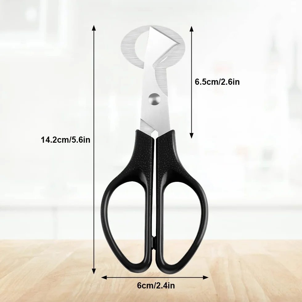 Tijeras Huevos Codorniz, Tijeras de Corte de Cáscara de Huevo de Acero Inoxidable, Utensilios de Cocina Abridor para Hogar Codorniz Huevos Tijeras Huevo Cortador