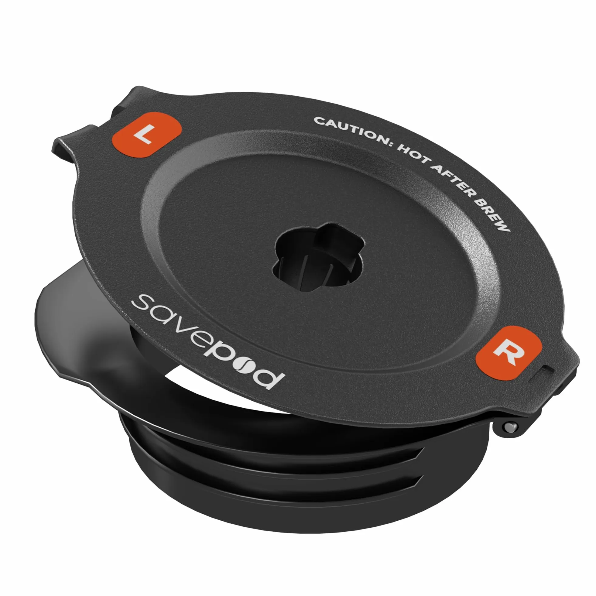 Savepod Anillos reutilizables para cápsulas de café K Cup | Anillo reutilizable sin fondo | Compatible con Keurig1.0 y 2.0 | Sin BPA | Un agujero