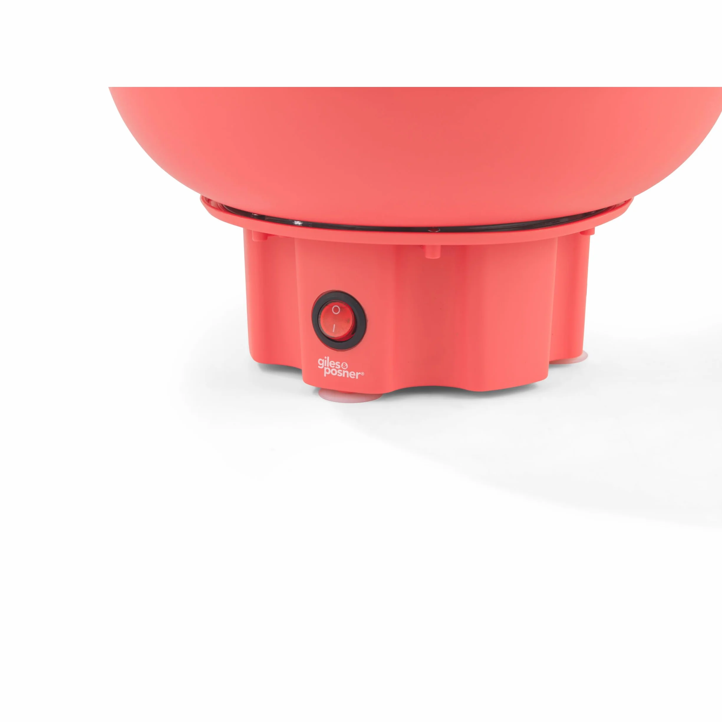 Giles & Posner Máquina de Algodón de Azúcar – Máquina de Estilo Feria para Niños, Algodón de Azúcar en Minutos, Patas Antideslizantes, Incluye Cuchara y Palitos, Bol de 26,5 cm, 400 W