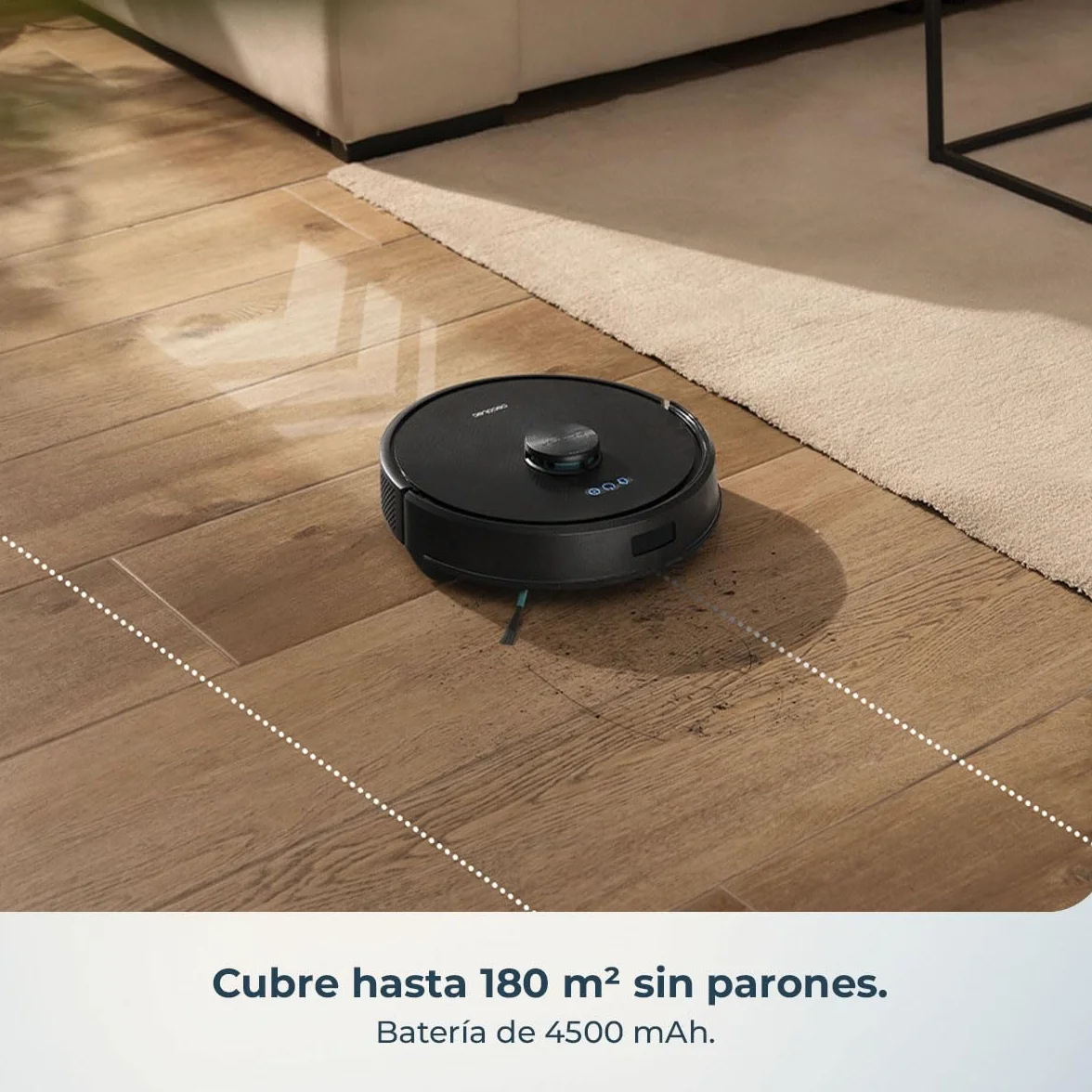 Cecotec Robot Aspirador Conga M70 Genesis. Navegación Láser, Motor Ungravity con 20000Pa, Aspira, Barre, Friega y Pasa la Mopa, Cepillo de Silicona, Doble Depósito, App 3.0, Cubre hasta 180m²