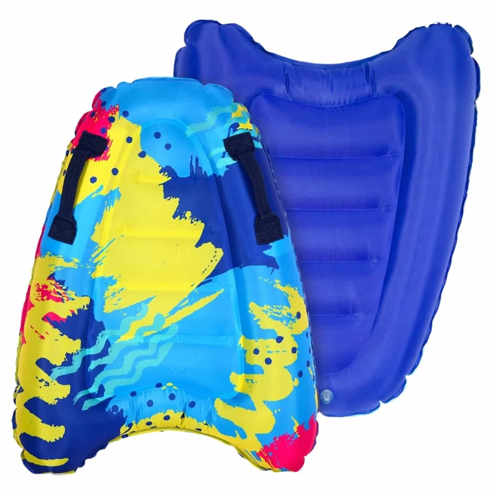 CEWROM Tabla de bodyboard inflable portátil para niños con asas