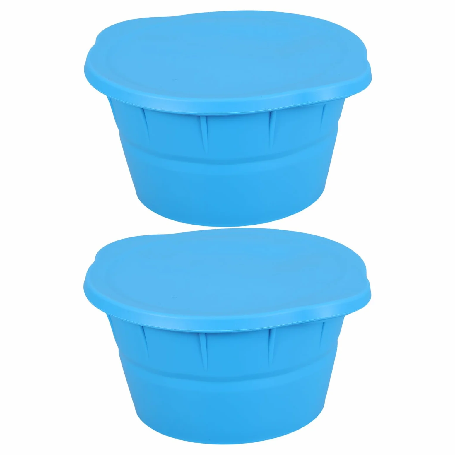 2 Piezas Molde de Silicona Reutilizable para Cubitos de Hielo Redondo Capacidad de 3.6l y Diseño Plegable Adecuado para Uso al Aire Libre y Viajes