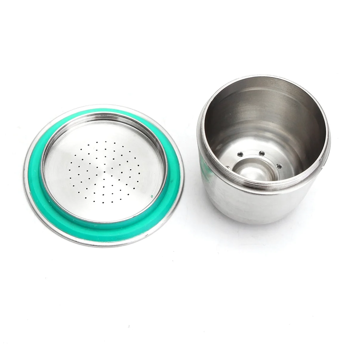 RanDal Copa Cápsula De Café De Molienda Fina De Acero Inoxidable Reutilizable Recargable Para Nespresso