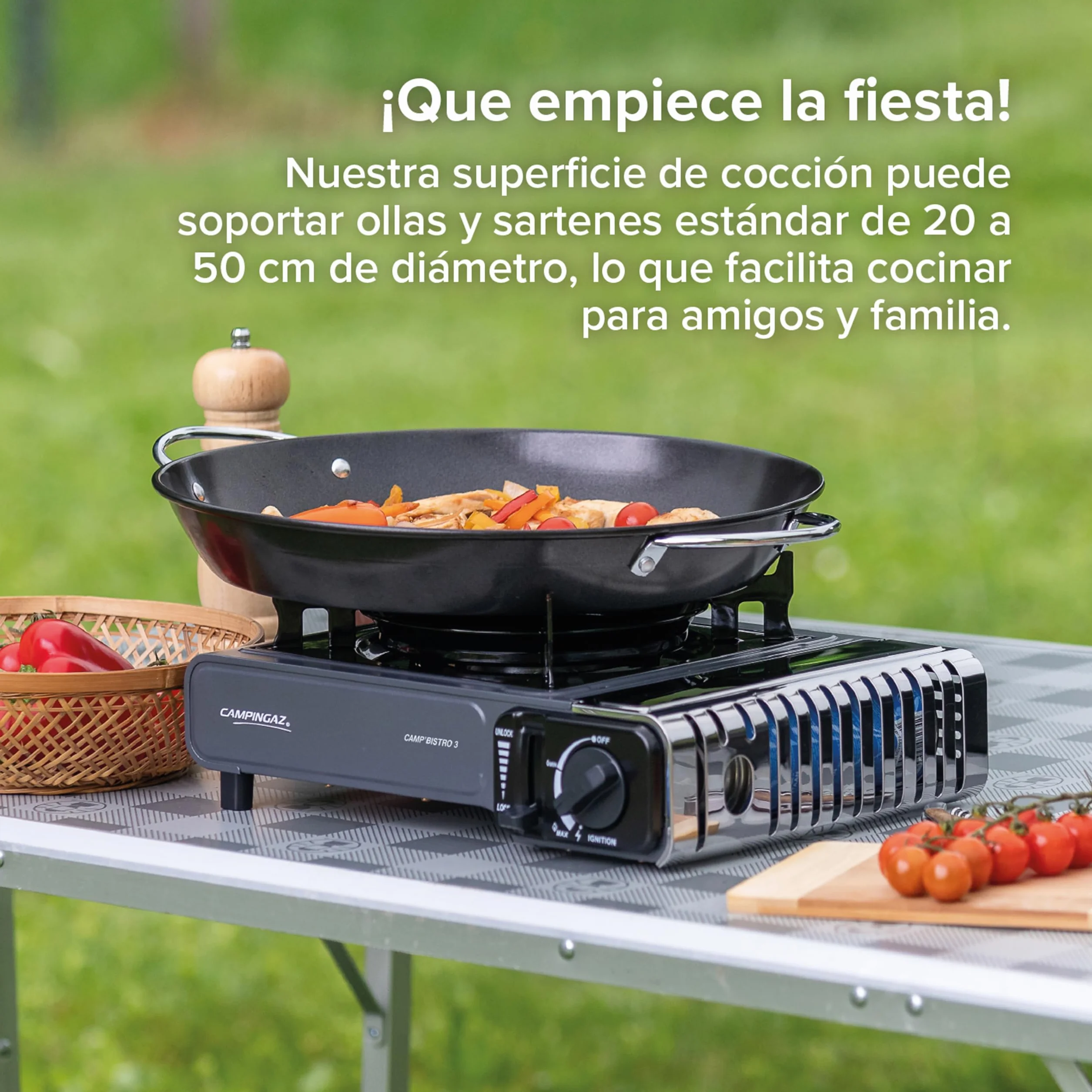 Campingaz Camp’Bistro 3 Gas Stove 1 Quemador 2200 W Negro