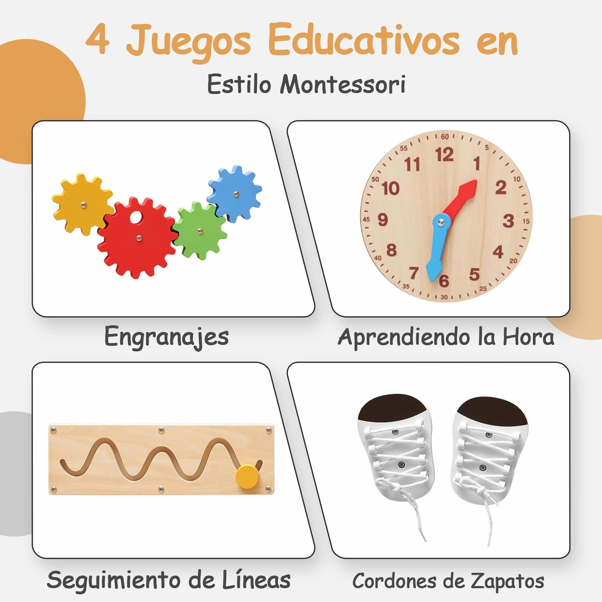 Olvy Kids Torre de Aprendizaje Montessori 4 en 1 - Taburete Escalón de Madera Plegable para Cocina