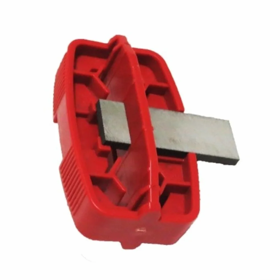 Afilador de bordes de esquí y snowboard, herramienta portátil ABS/metal con kit de limas de diamante