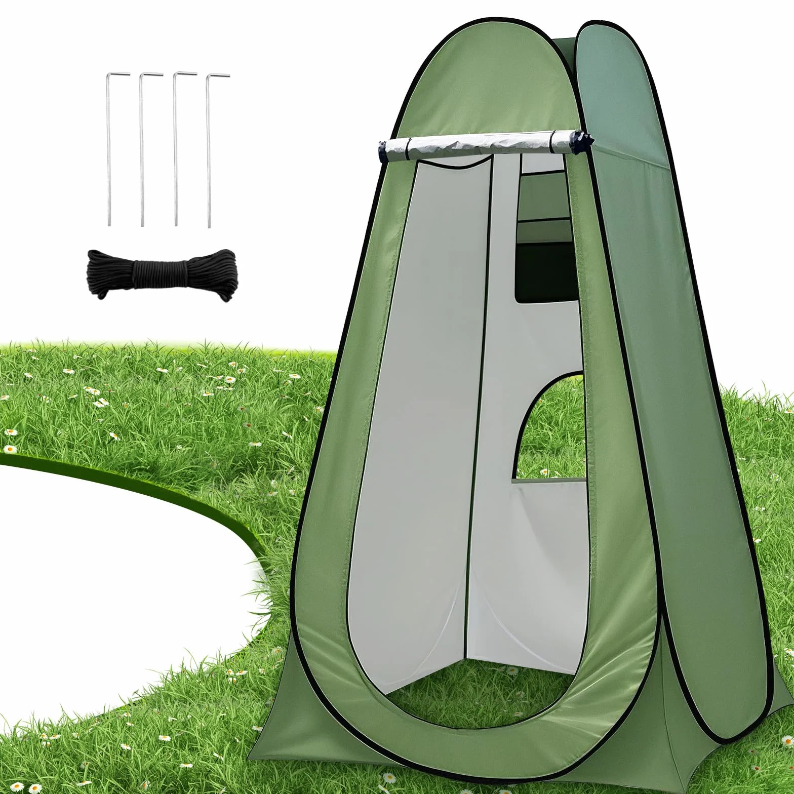 Charmofun Tienda Ducha Camping Pop Up Cambiarse Pescar Bañarse Refugio Solar