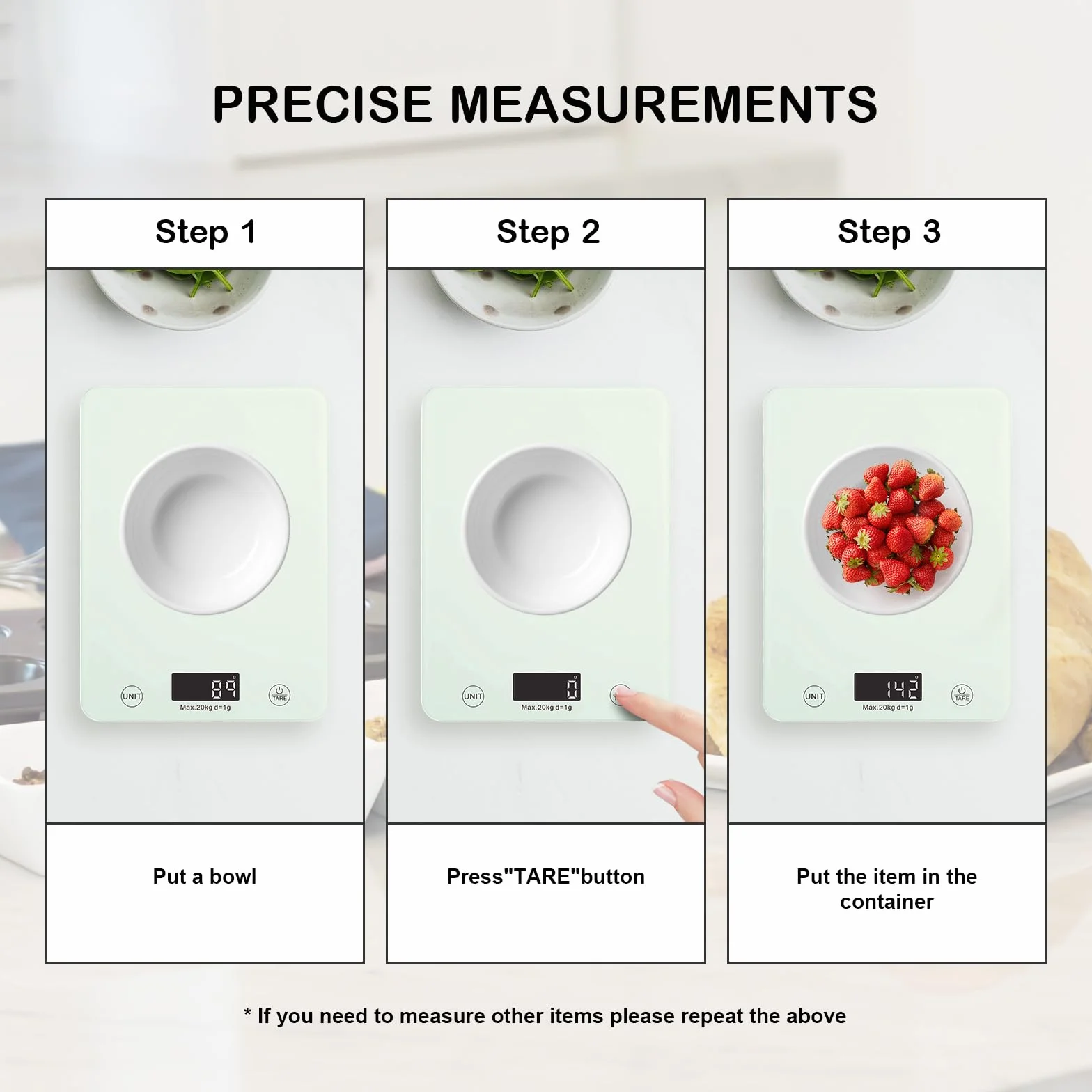 La báscula digital de alimentos de cocina puede proporcionar cocinar y pesar harina, frutas y café. Es una báscula digital electrónica inteligente que se puede conectar a una aplicación