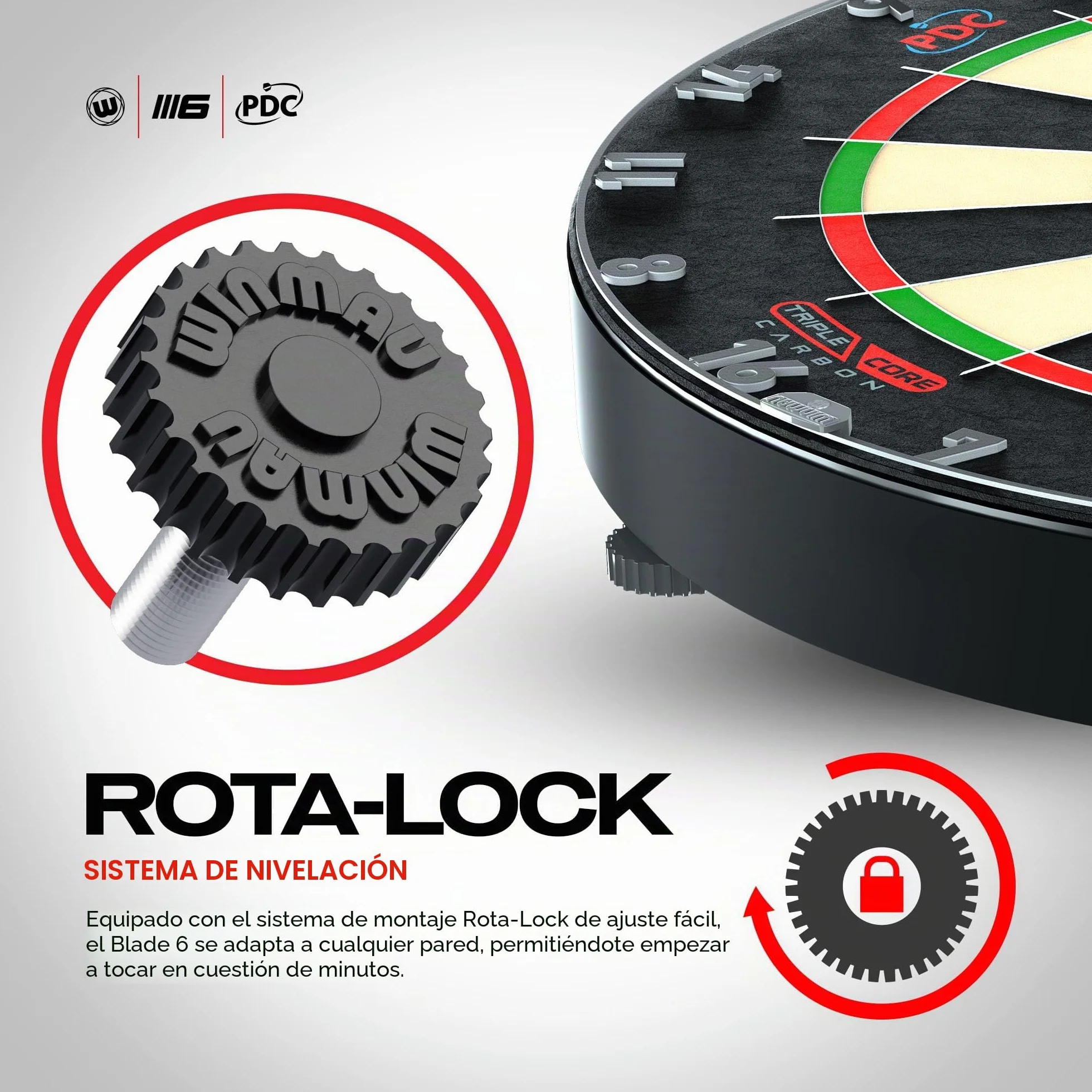 WINMAU Blade 6 Series Professional Bristle Dartboard
