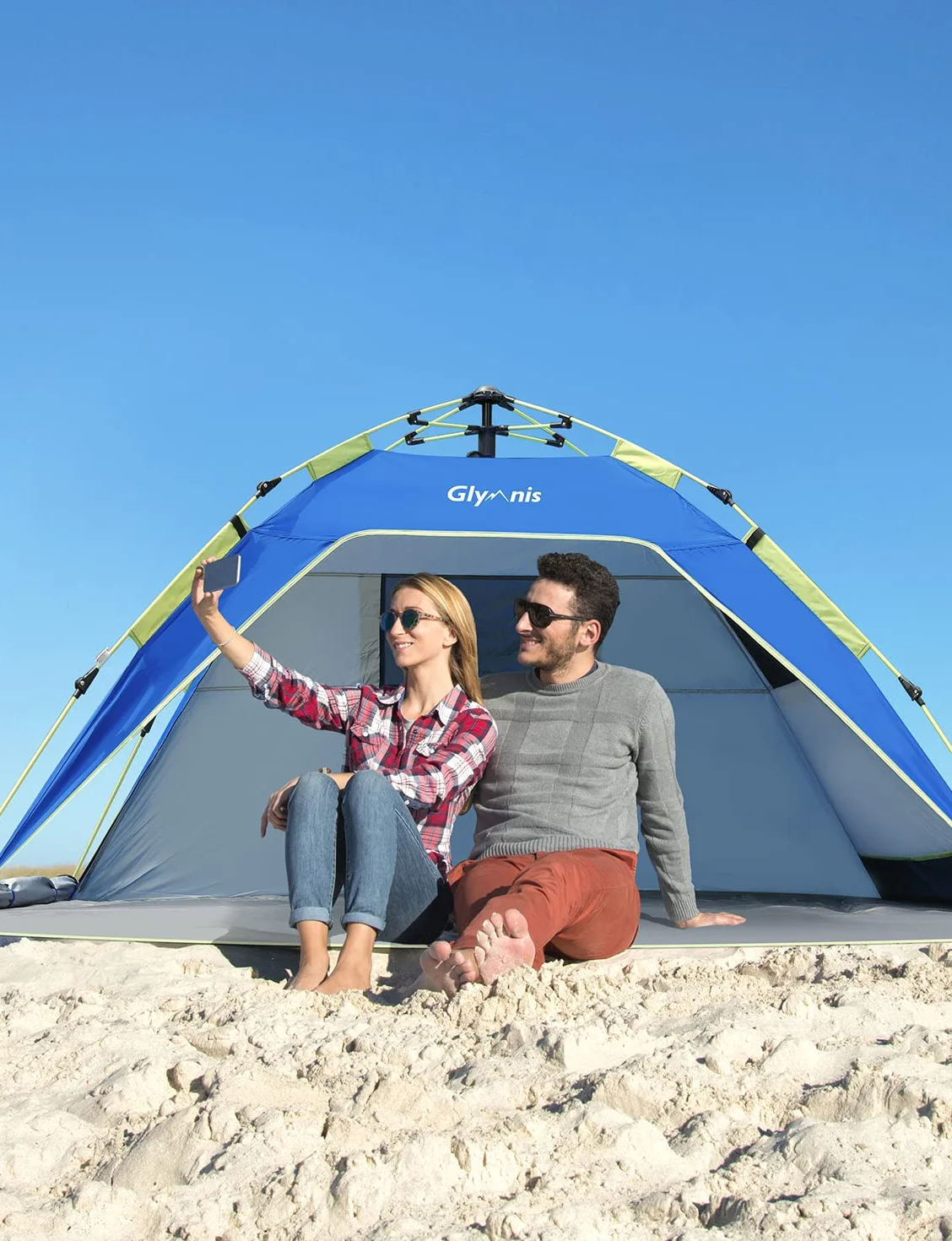 Carpa Playa Hidráulica UPF 50+ para 3-4 Personas