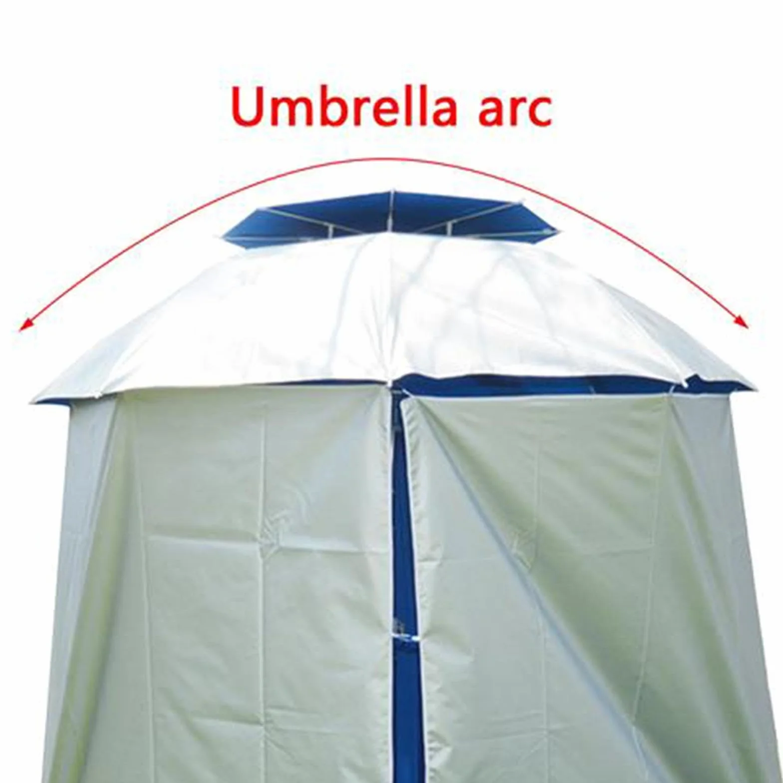Sombrilla de pesca Brolly con protección UV, impermeable e inclinable
